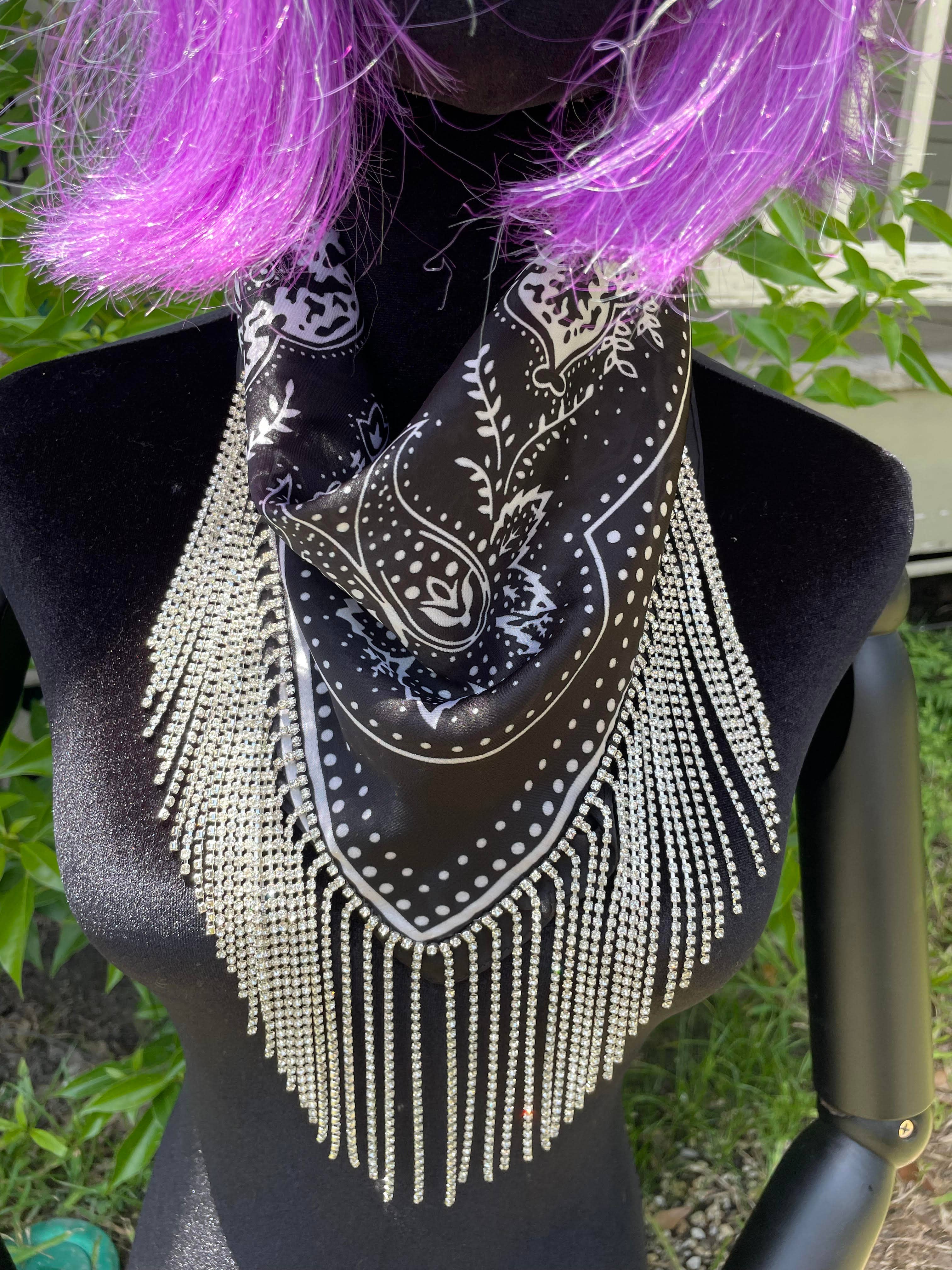 LUXE SILK Blingdana Bandana