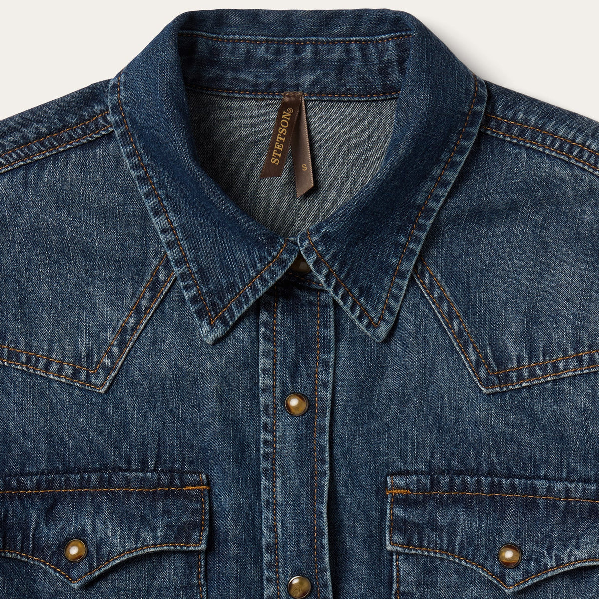 Stetson Long Western Denim Shirt Dress