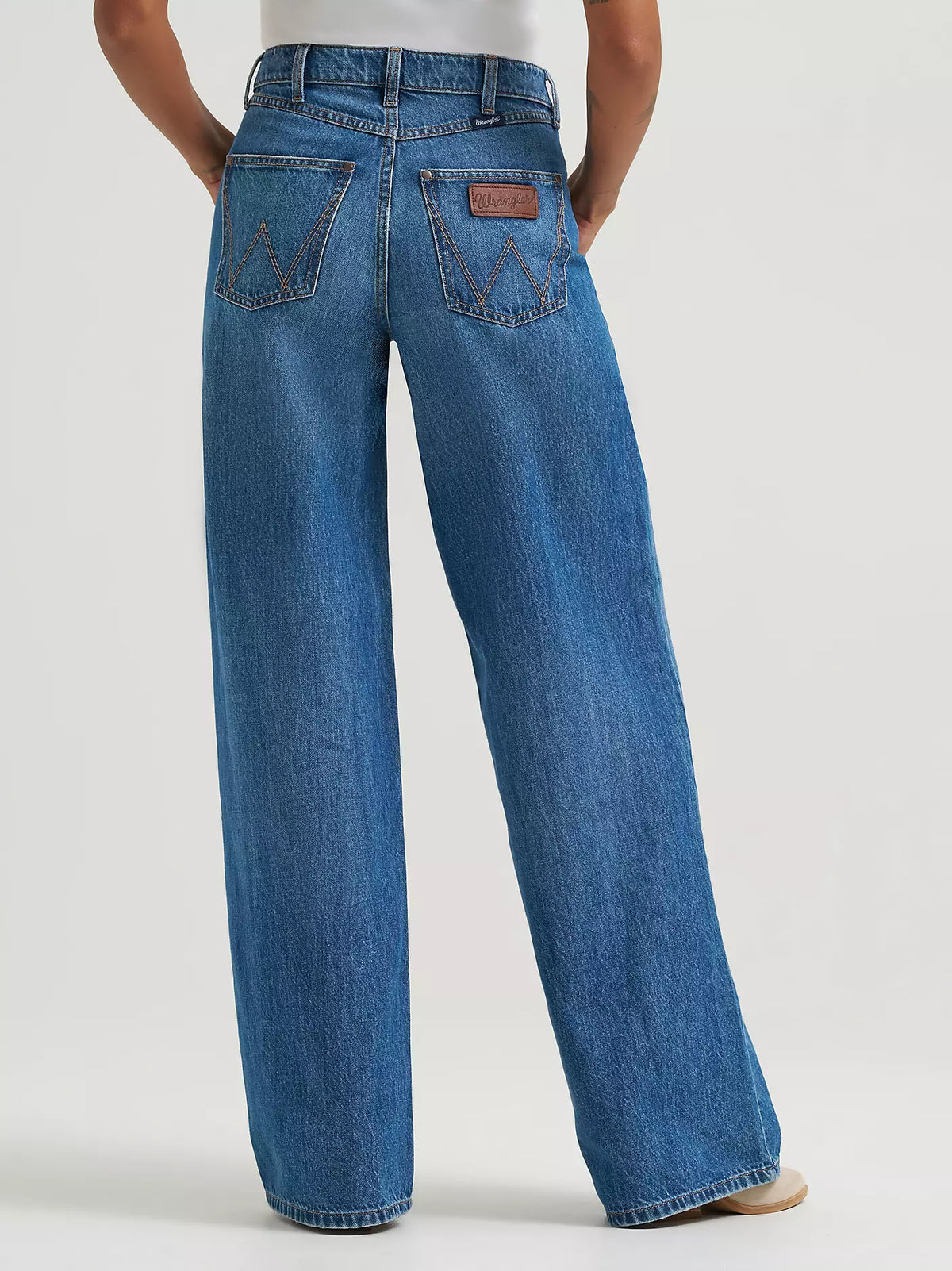 Wrangler Women's Retro Bailey High Rise Wide Leg Jean