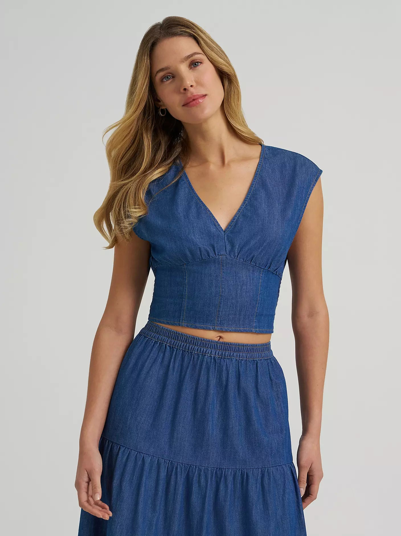 Wrangler Retro Crop Denim Shirt