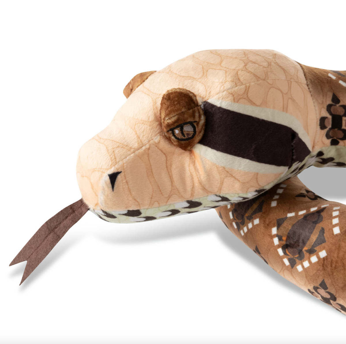 Zoologee Earth Keeperz Western Diamondback Snake 54" (137cm) Recycled Plush