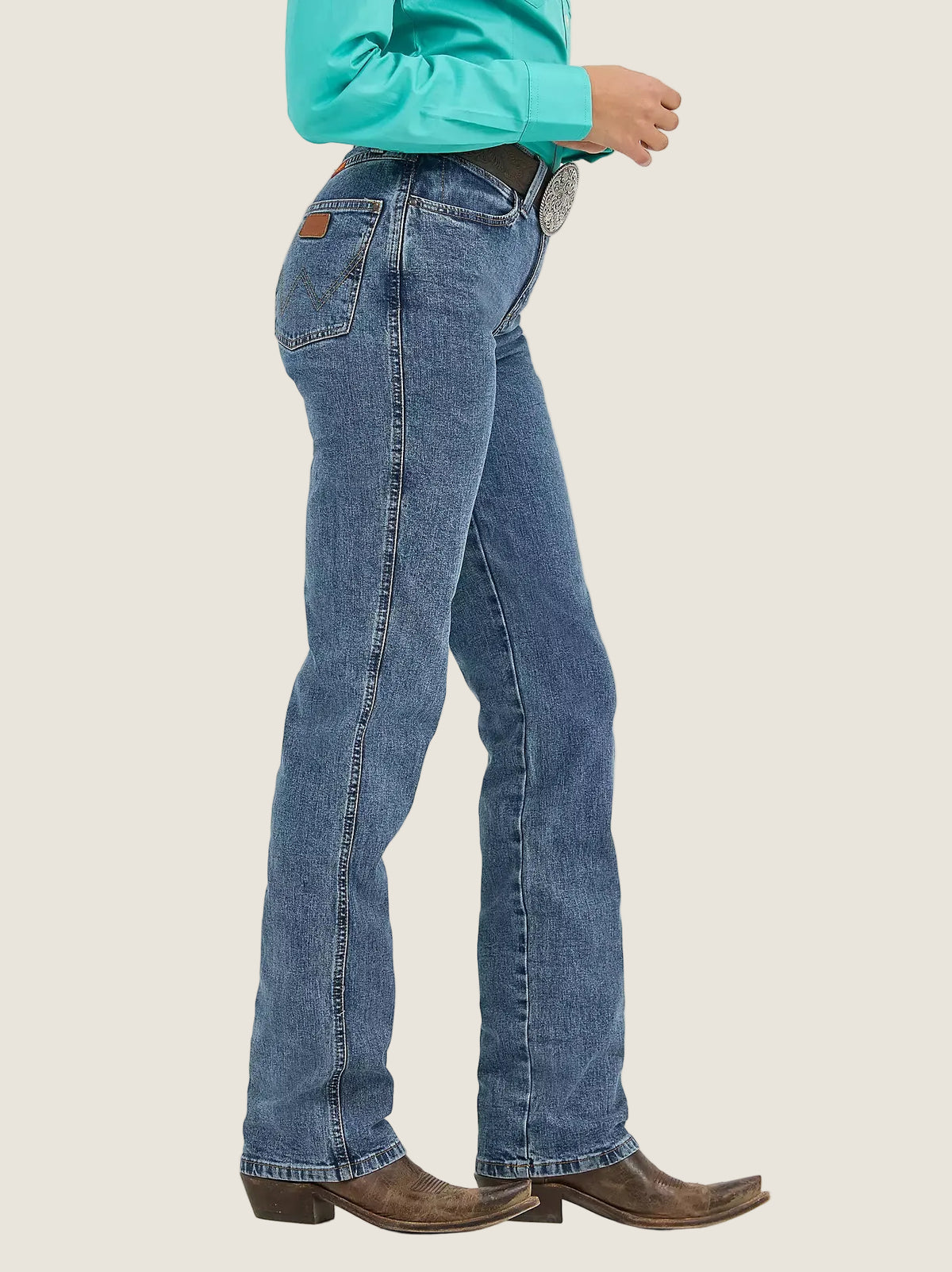 Wrangler Women's Cowboy Cut Slim Fit Stretch Jeans