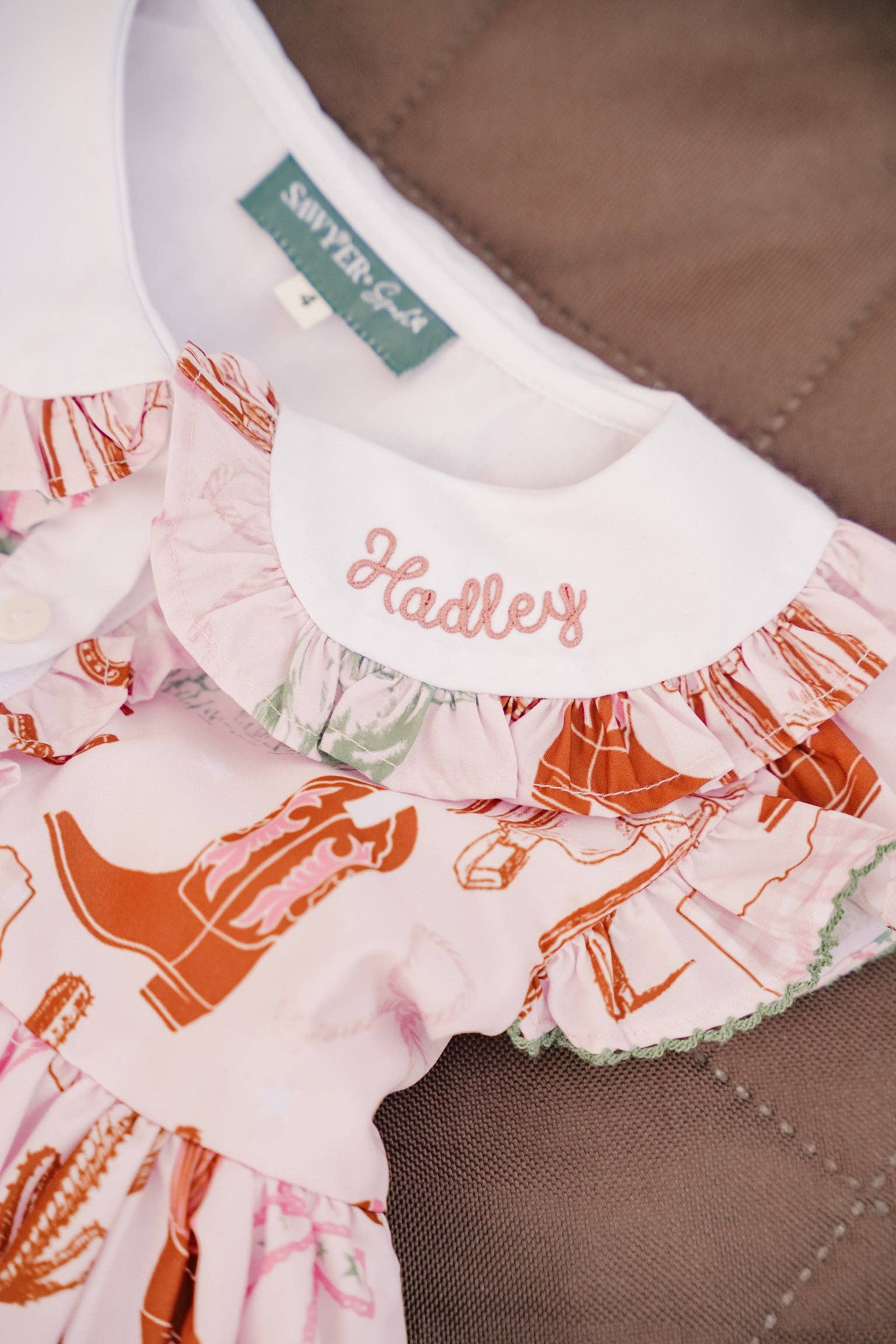 Sawyer & Spade Pink Western Rodeo Dress