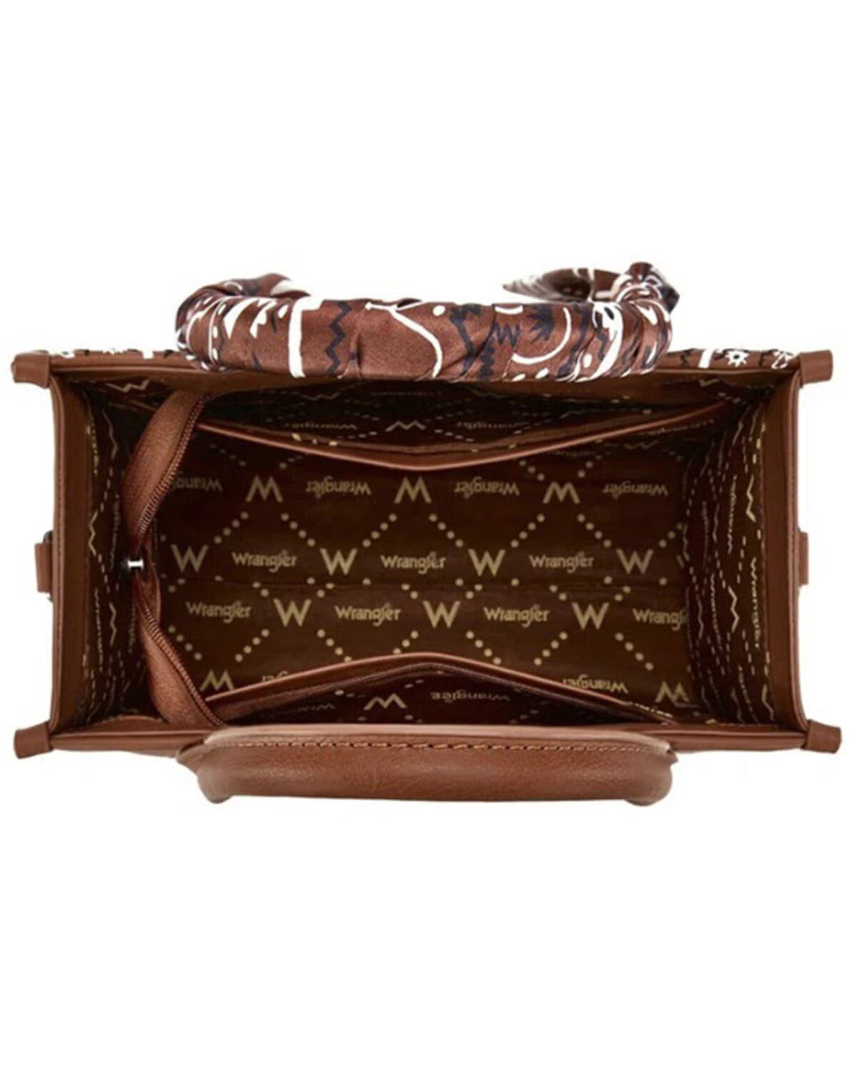 Wrangler Braided Paisley Bandana Tote Bag