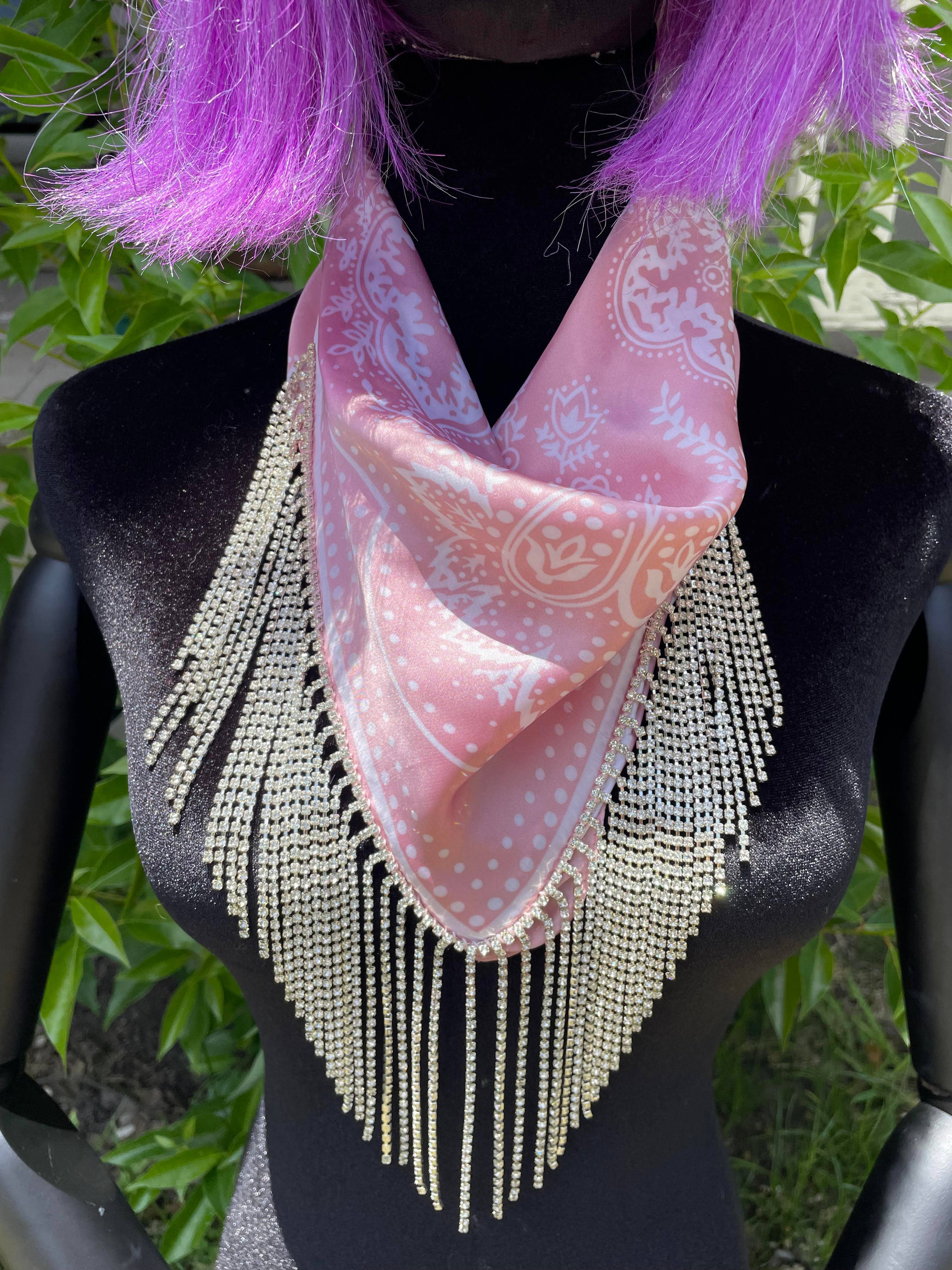 LUXE SILK Blingdana Bandana