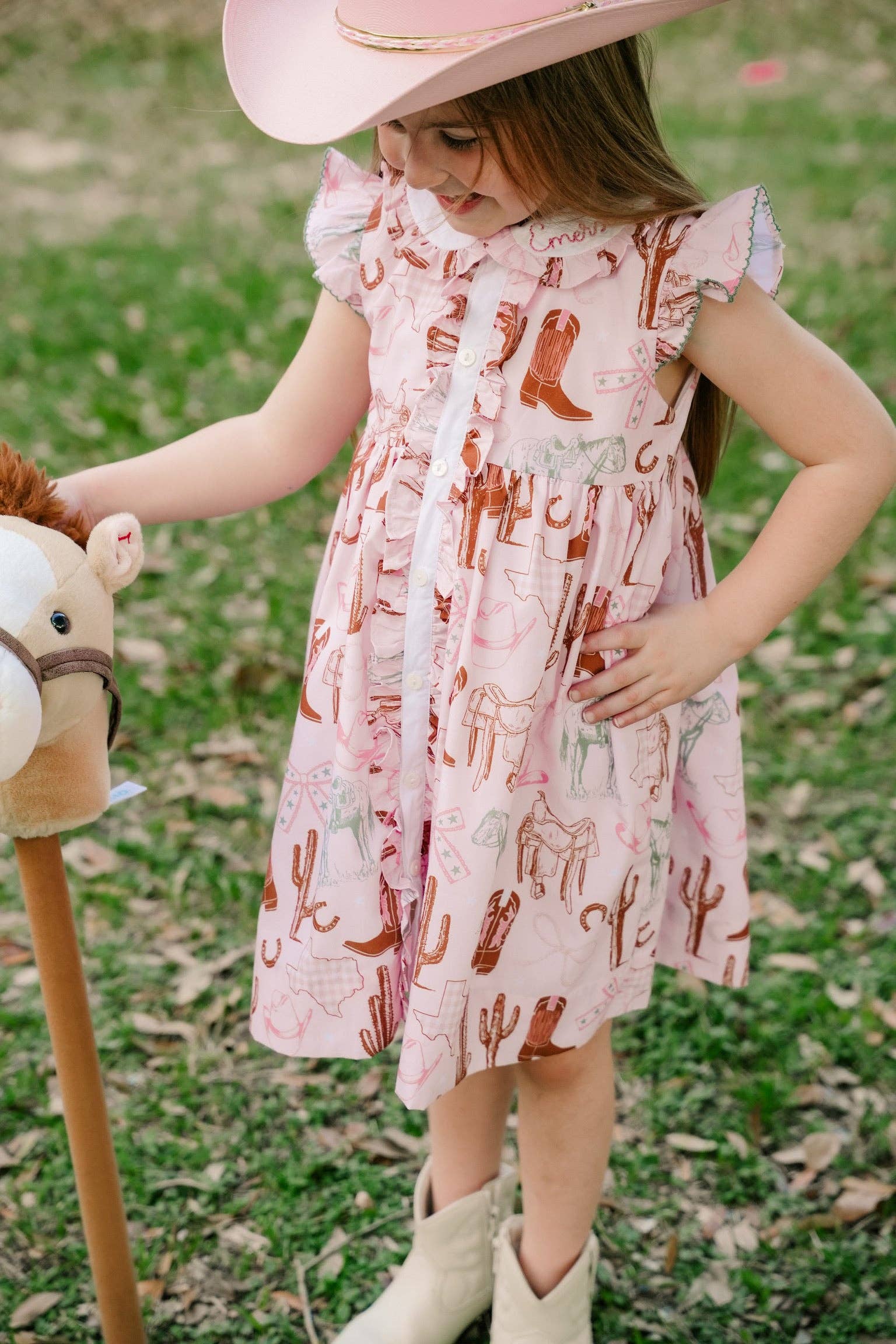 Sawyer & Spade Pink Western Rodeo Dress