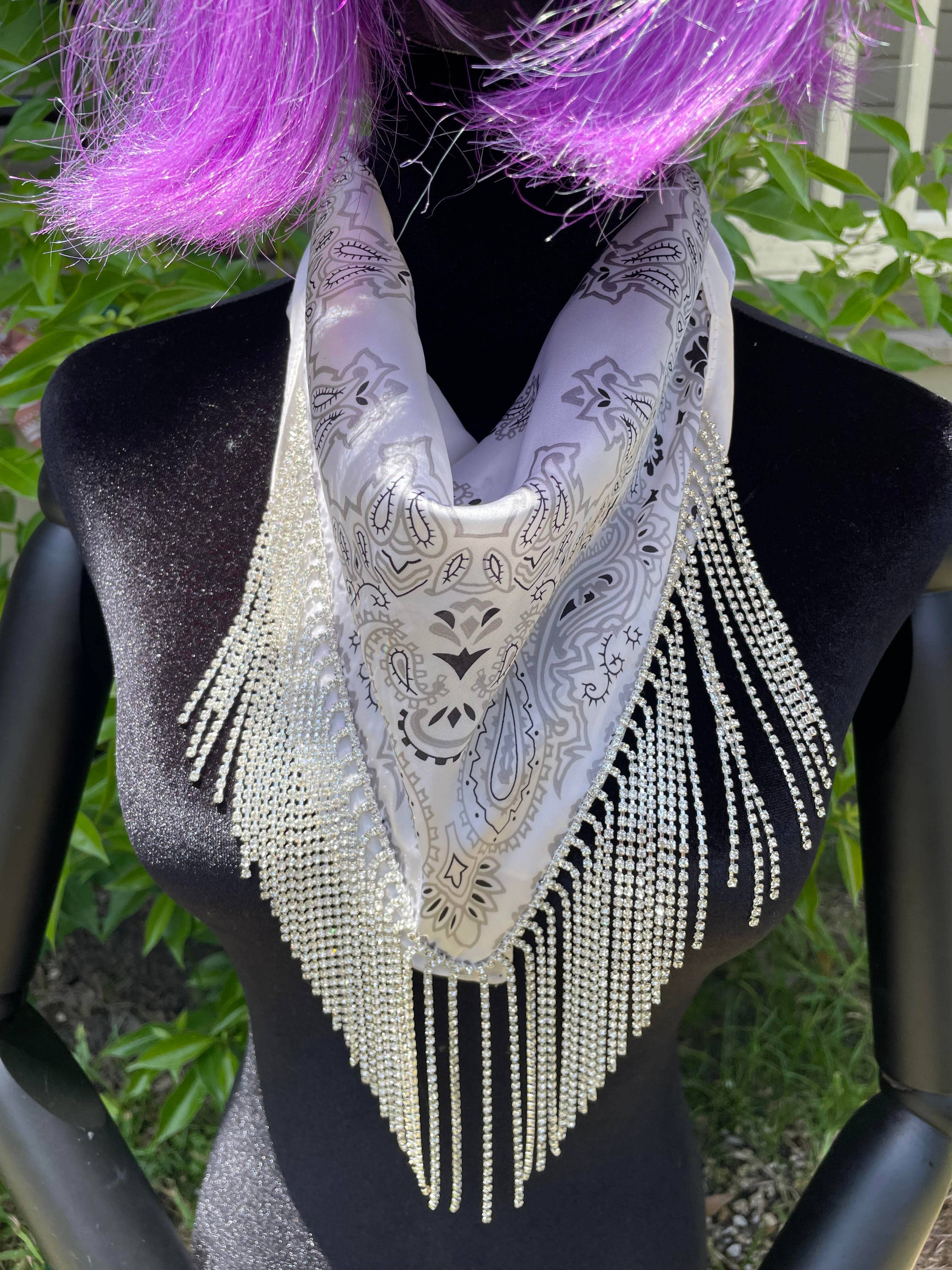 LUXE SILK Blingdana Bandana