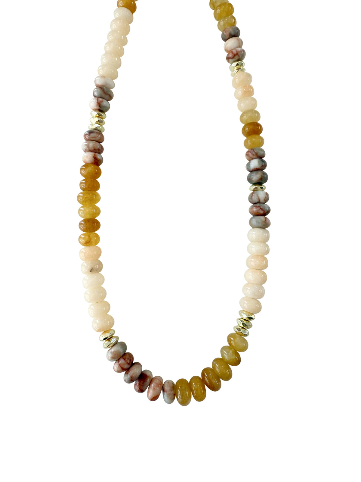 Gemelli Kerry Tan Beaded Necklace