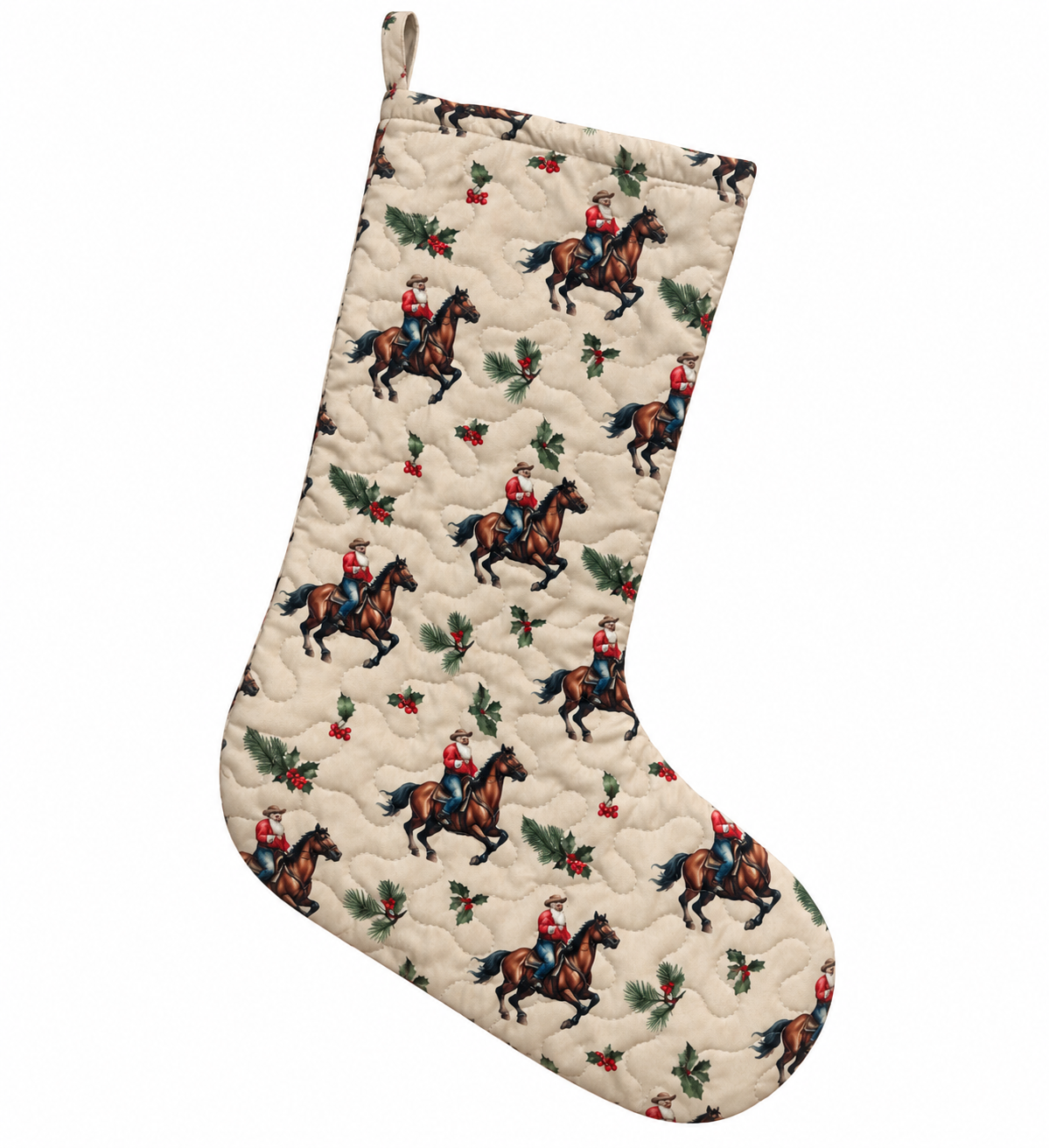 Ida Mea Home Cowboy Christmas Icon Stocking