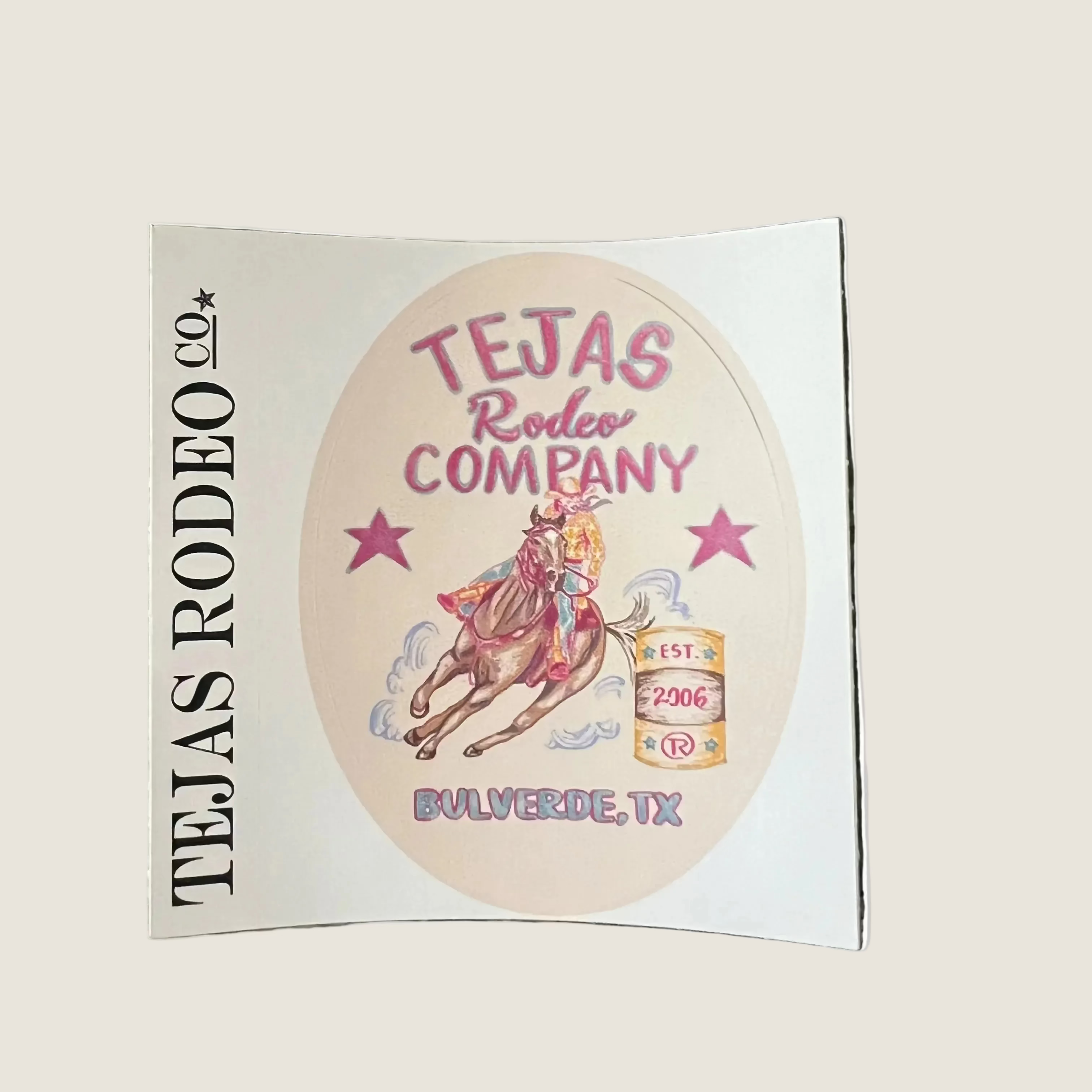 Tejas Rodeo Stickers