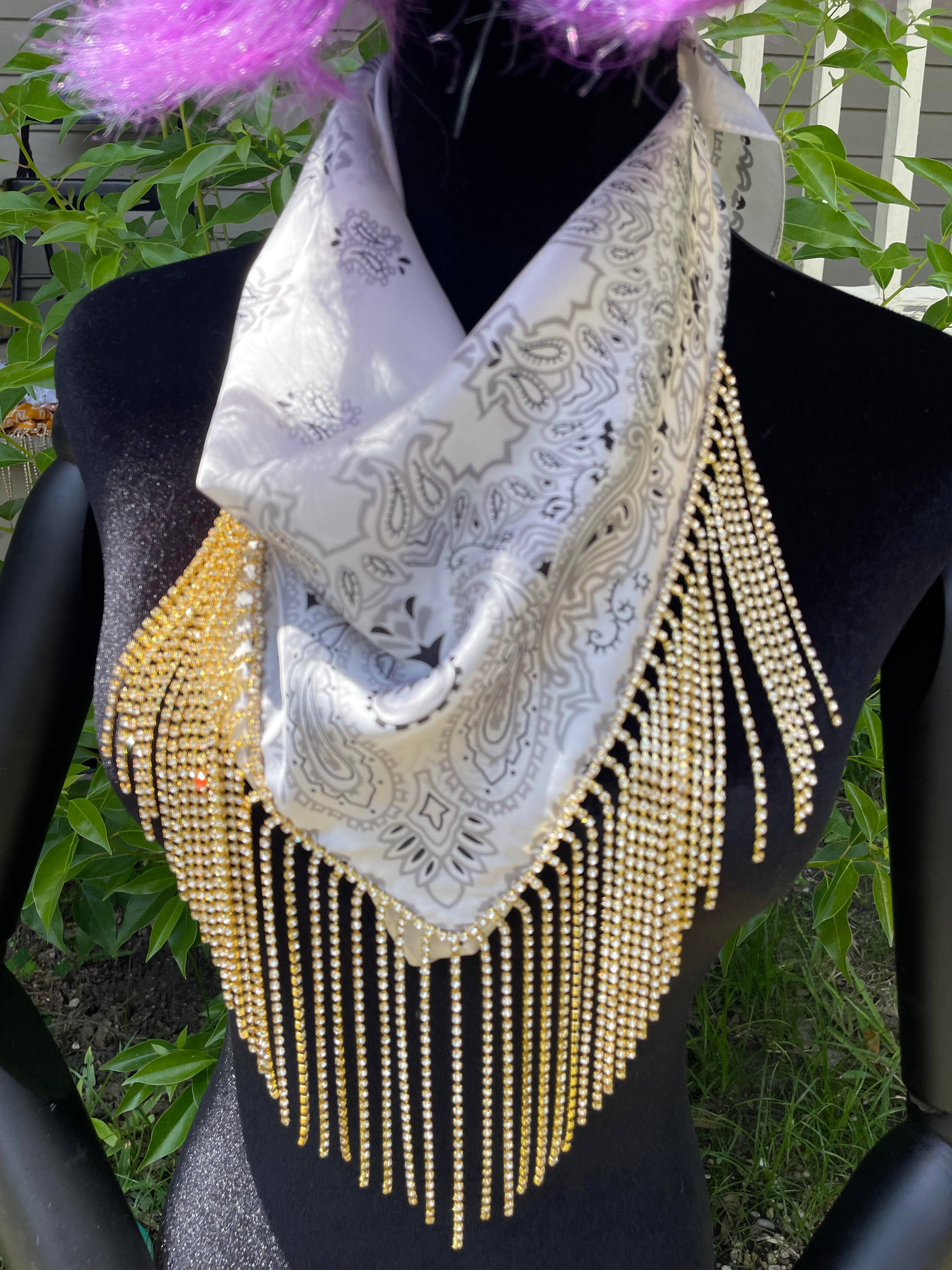 LUXE SILK Blingdana Bandana