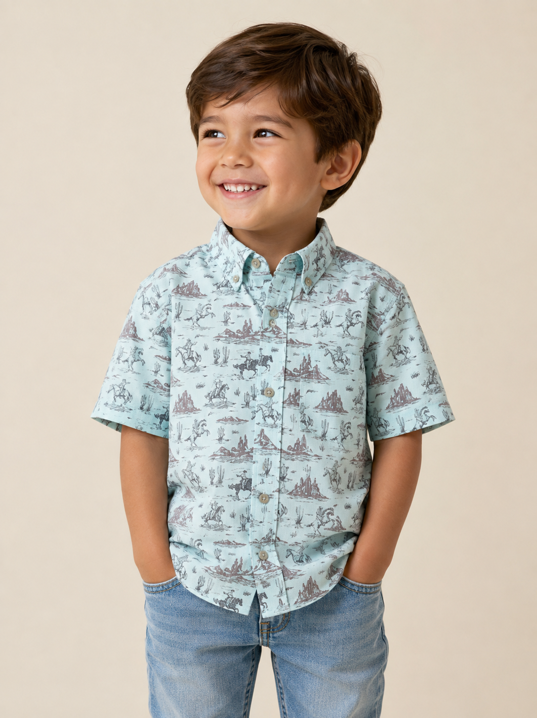 Youth ARIAT Pratt Short Sleeve Shirt