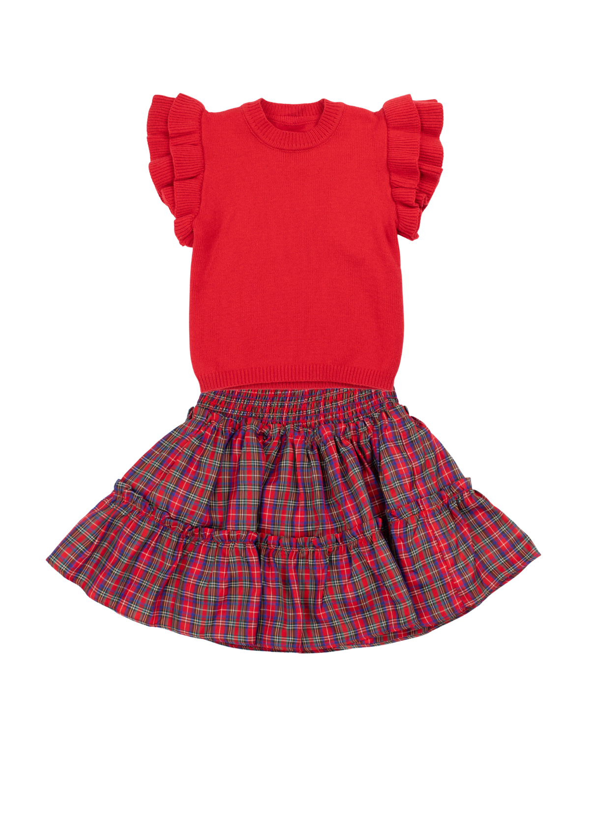J. Marie Collections The Annie Tween Sweater- Red