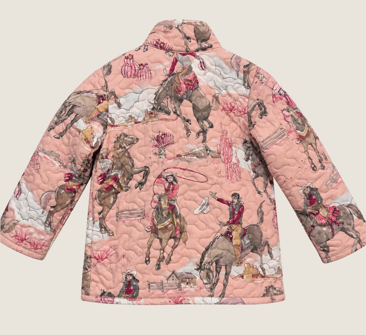 Ida Mae Home Girl's Birdie Rose Snap Jacket