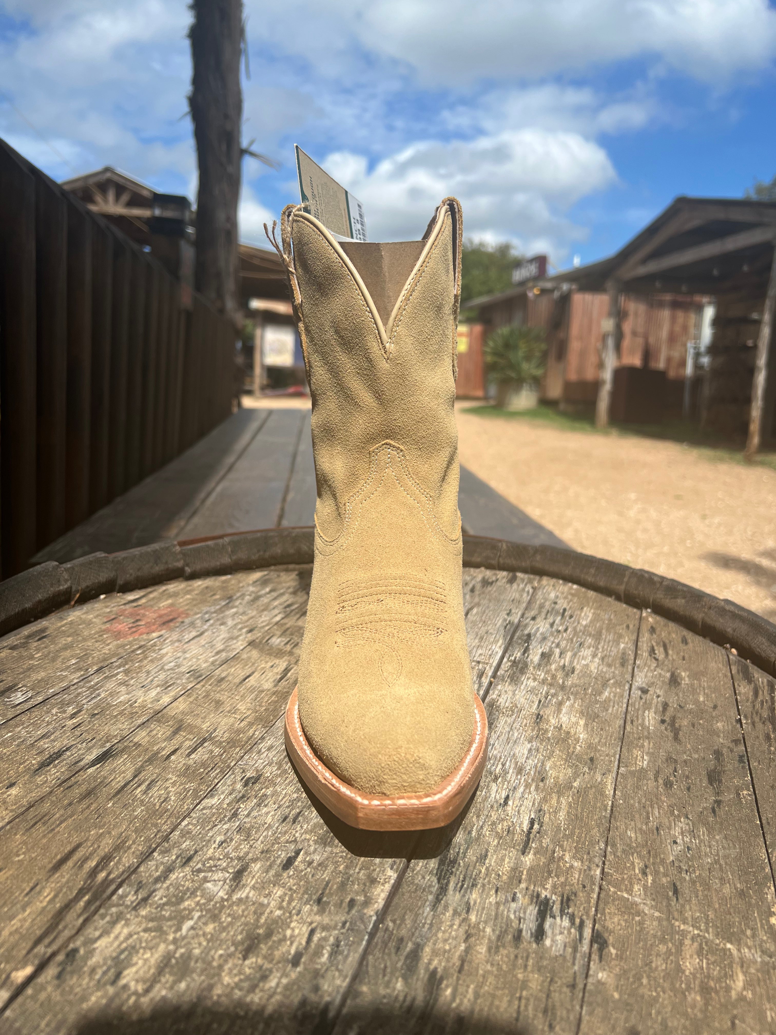 Women's - R. Watson Roughout Sand/Tan Leather Boots