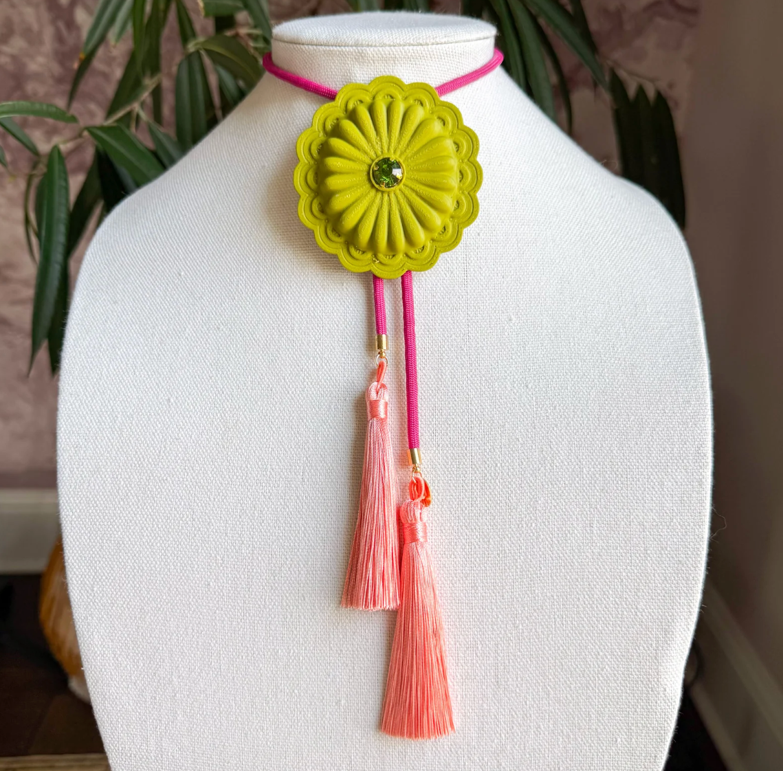 Rahya Concho Bolo Olive Green