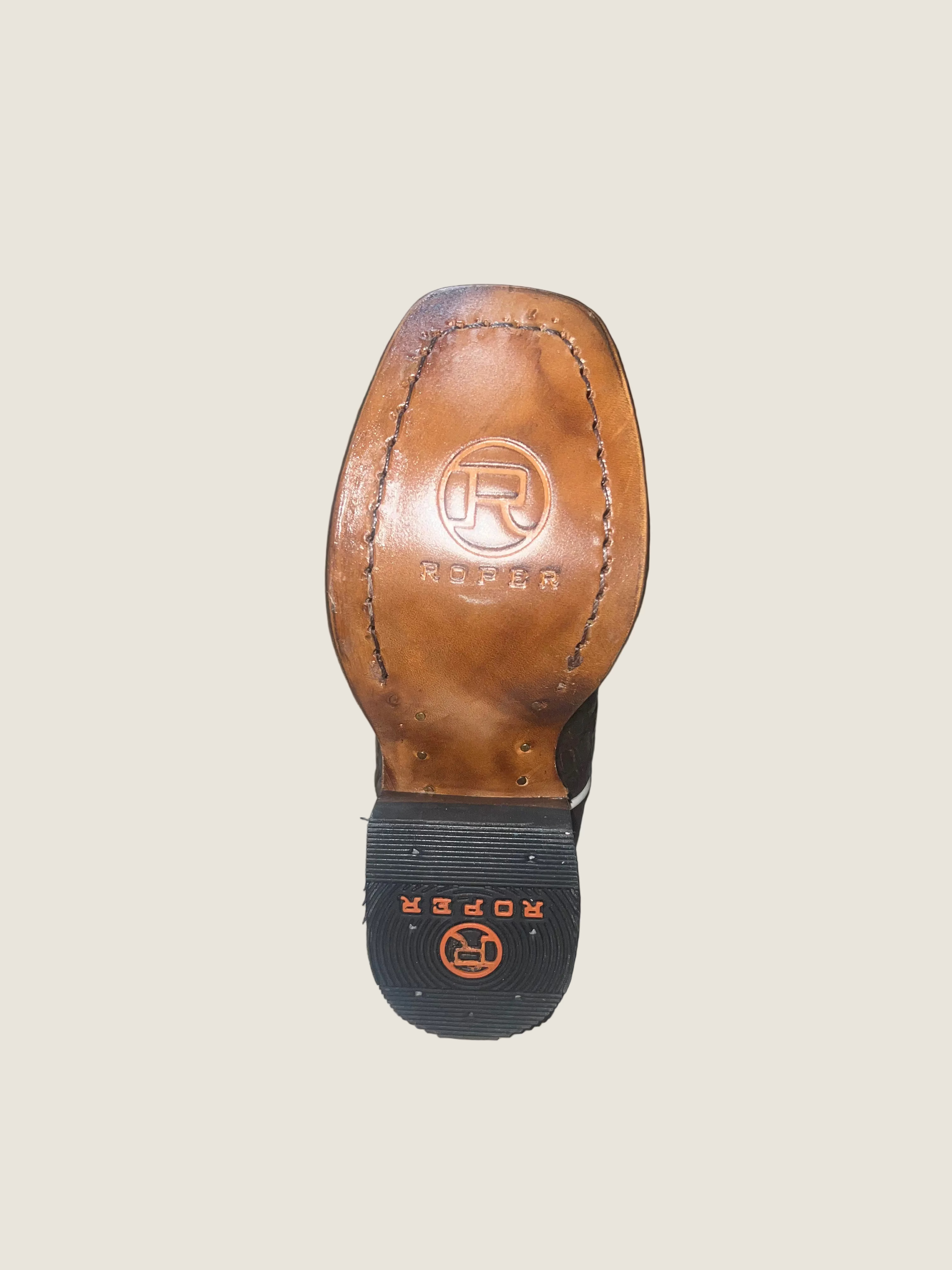 Roper Little Kids Gator Brown Cowboy Boot