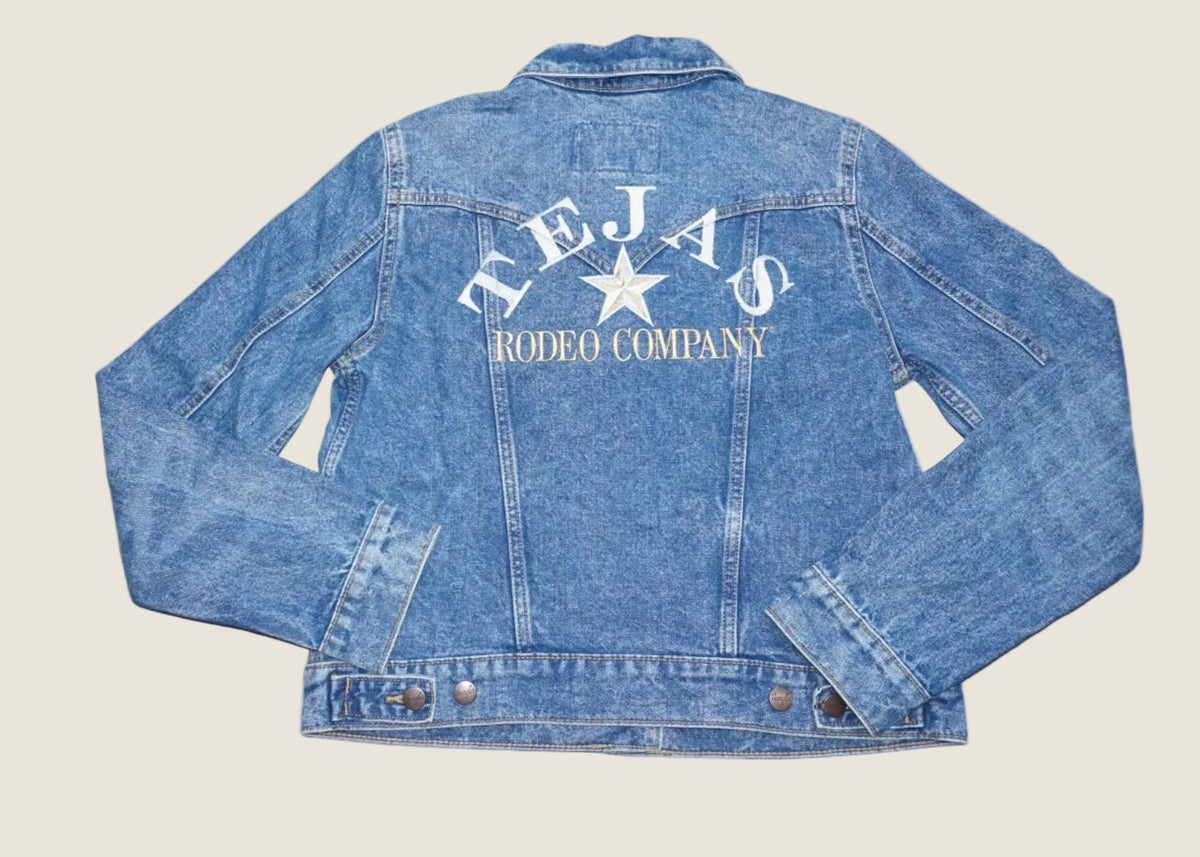 Wrangler X Tejas Rodeo Co. Women's Iconic Western Denim Jacket