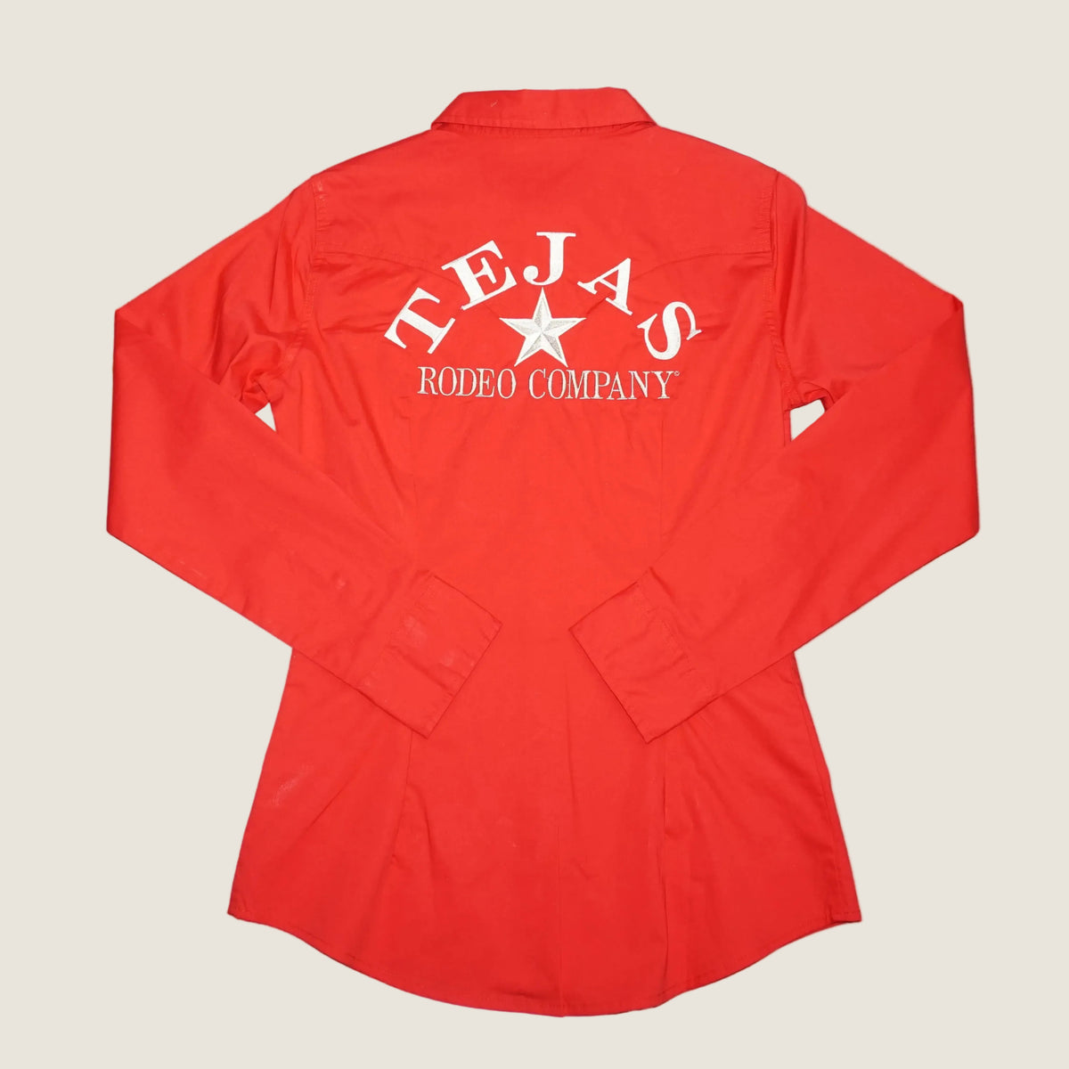 Wrangler X Tejas Rodeo Co. Women's Tejas Embroidered Retro Long-Sleeve Shirt