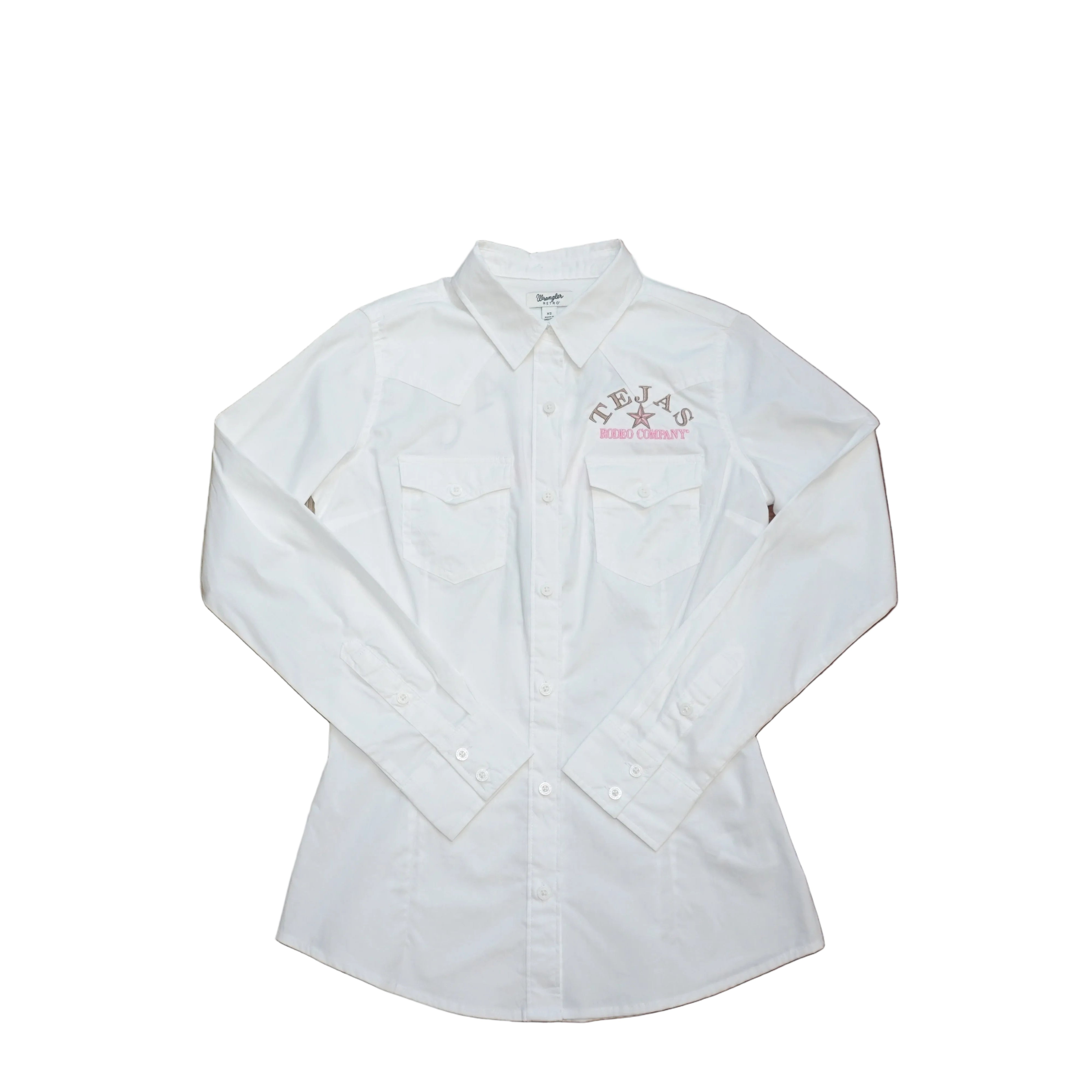 Women's Tejas Embroidered Wrangler Retro Long Sleeve Shirt