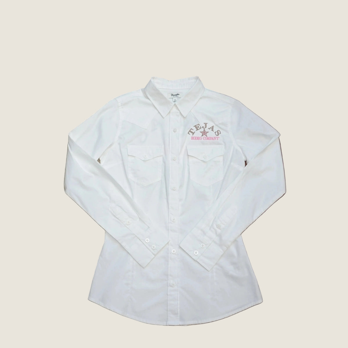 Wrangler X Tejas Rodeo Co. Women's Tejas Embroidered Retro Long-Sleeve Shirt