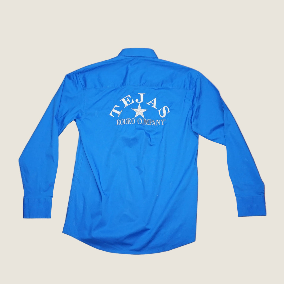 Men's - Wrangler George Strait X Tejas Rodeo Co. Solid Long Sleeve Shirt (relaxed fit)