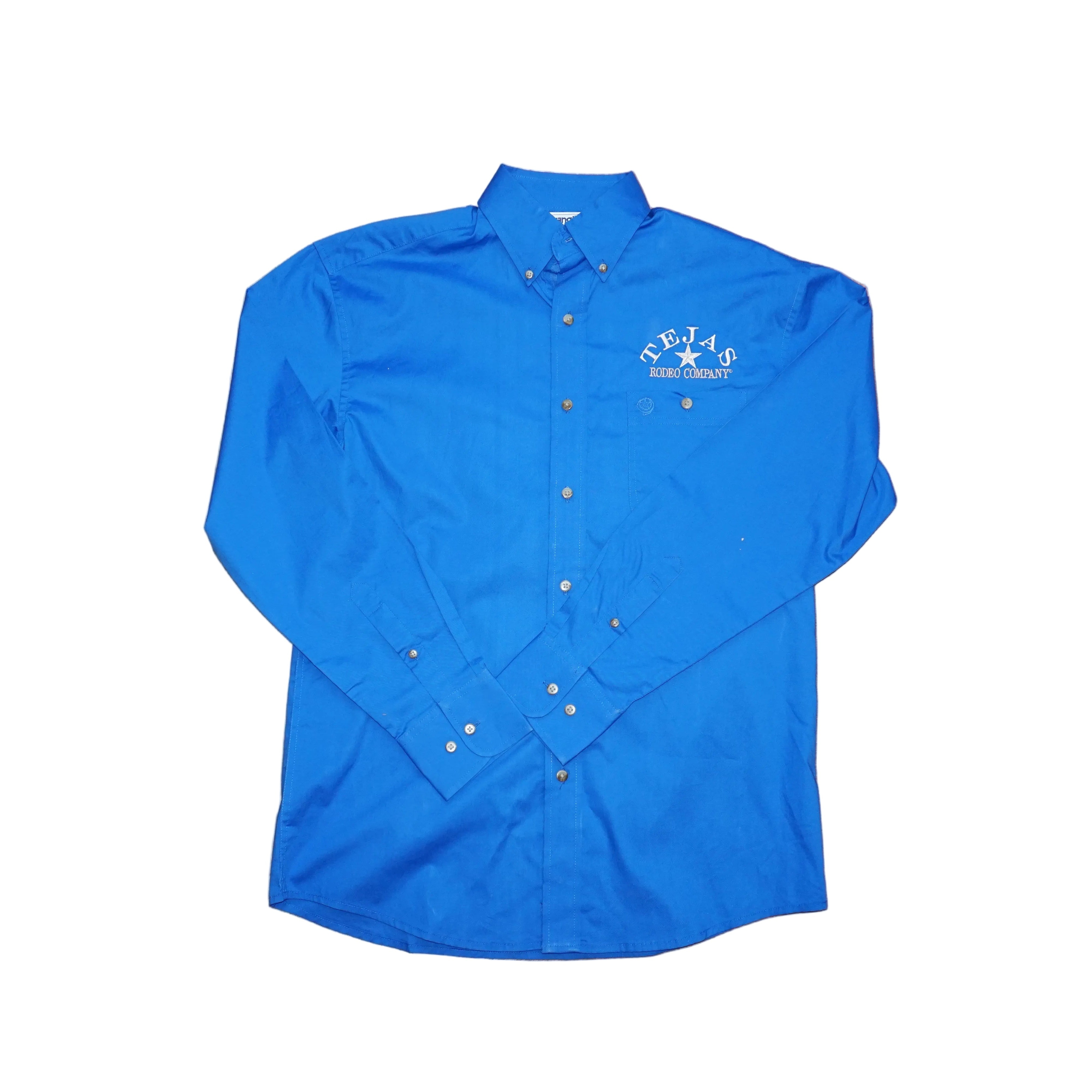 Men's - Wrangler George Strait Solid Long Sleeve Shirt (relaxed fit)