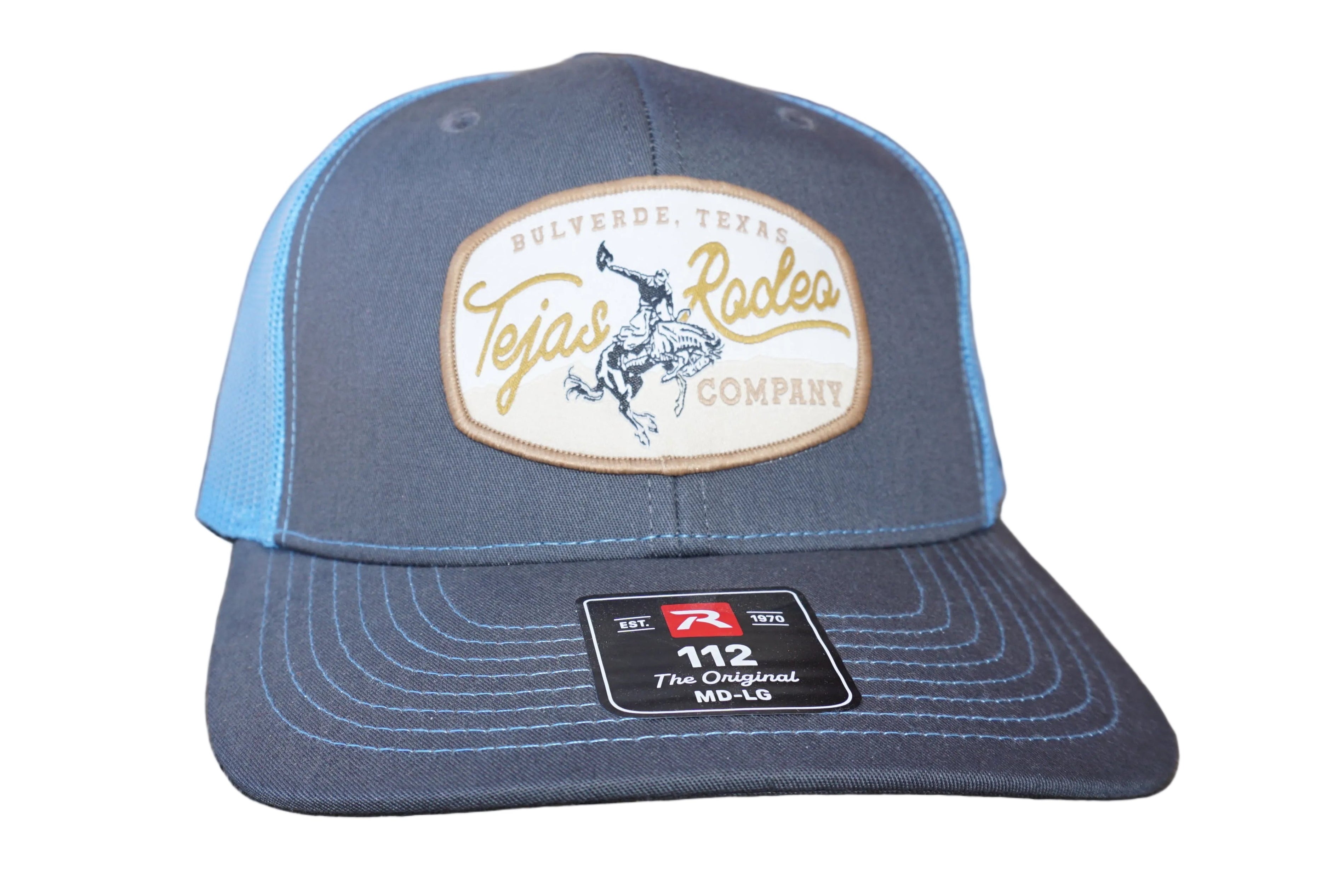 Original Tejas Rodeo Gold Bull Patch Trucker Caps (NEW)