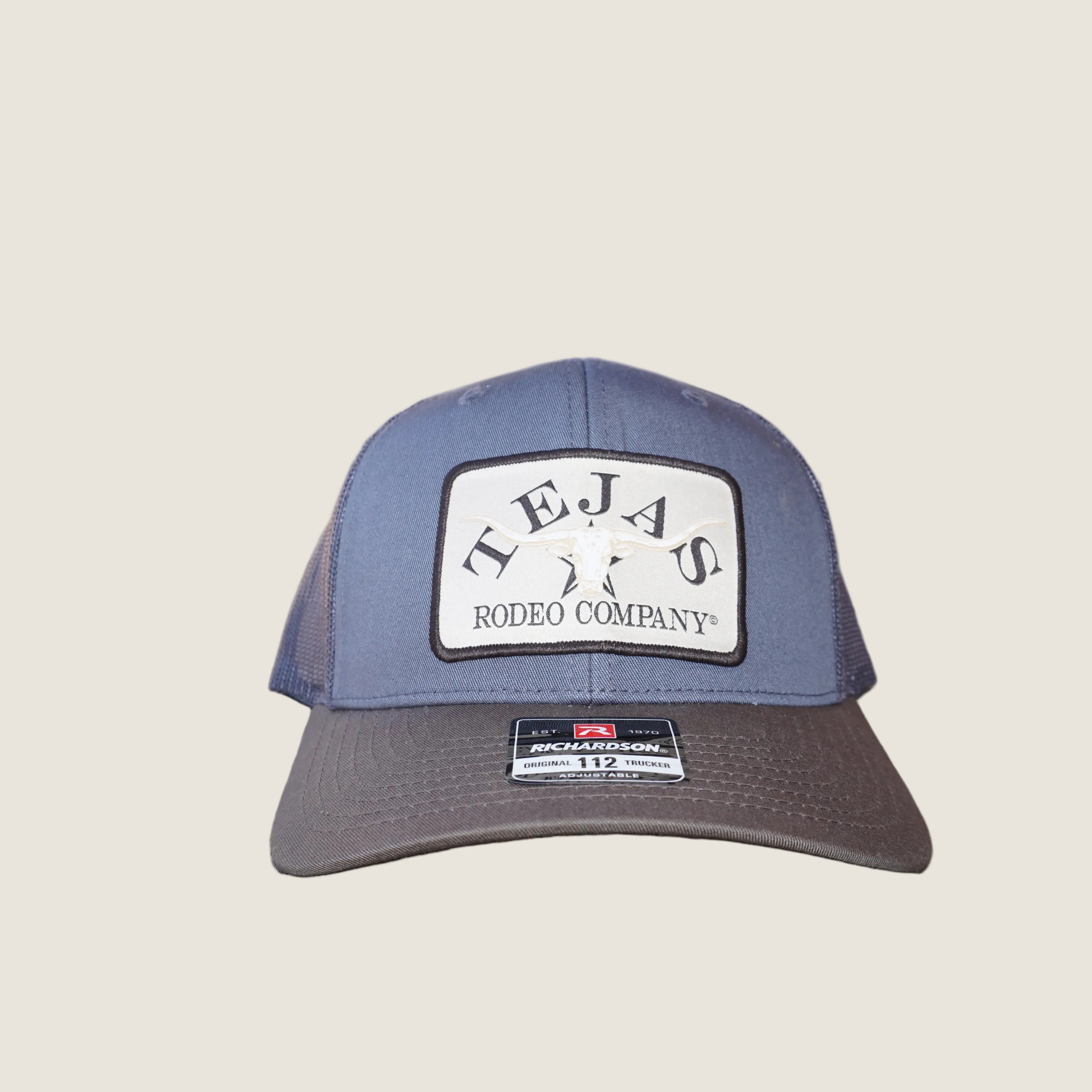 Tejas Rodeo Longhorn Patch Trucker Caps