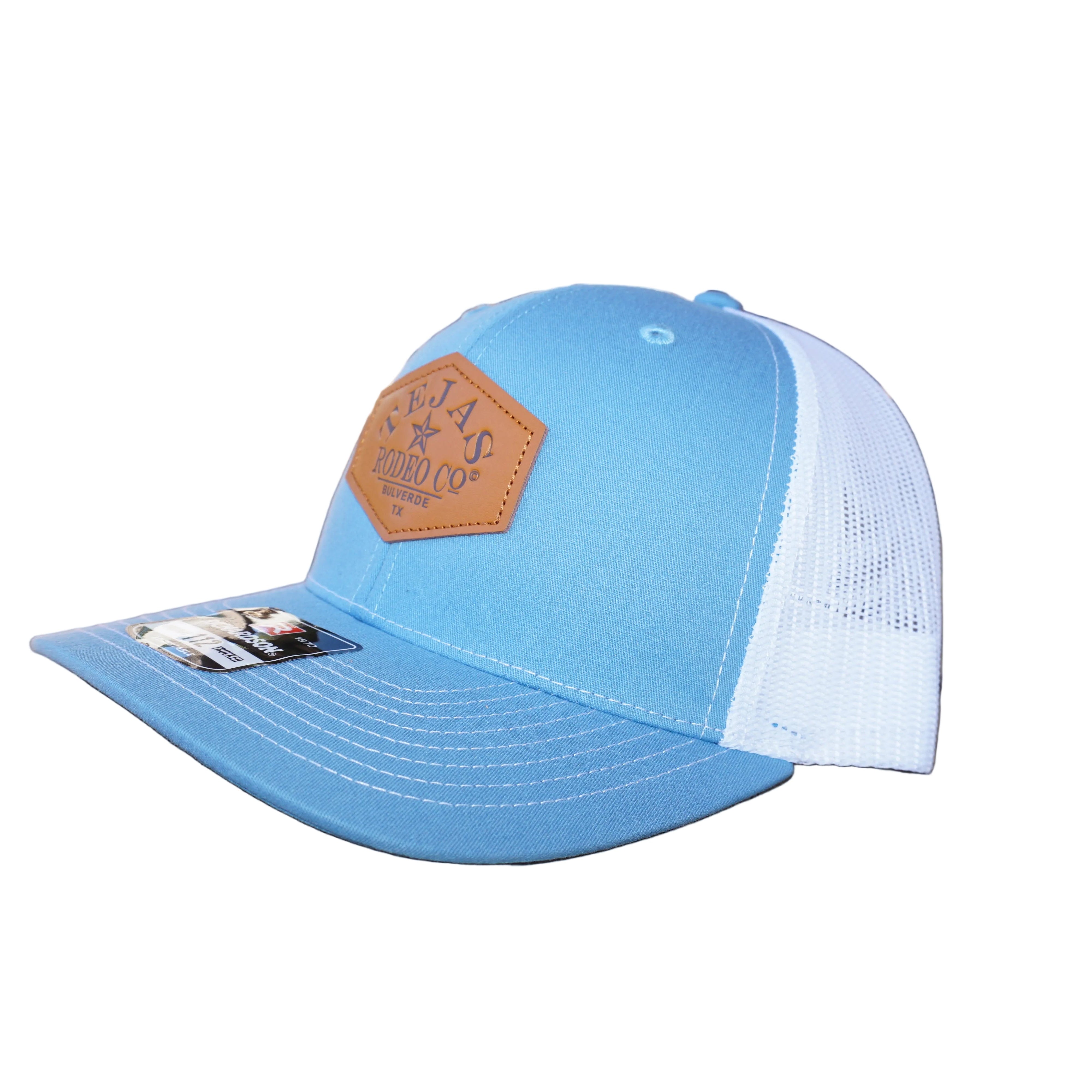 Tejas Rodeo Leather Patch Trucker Cap