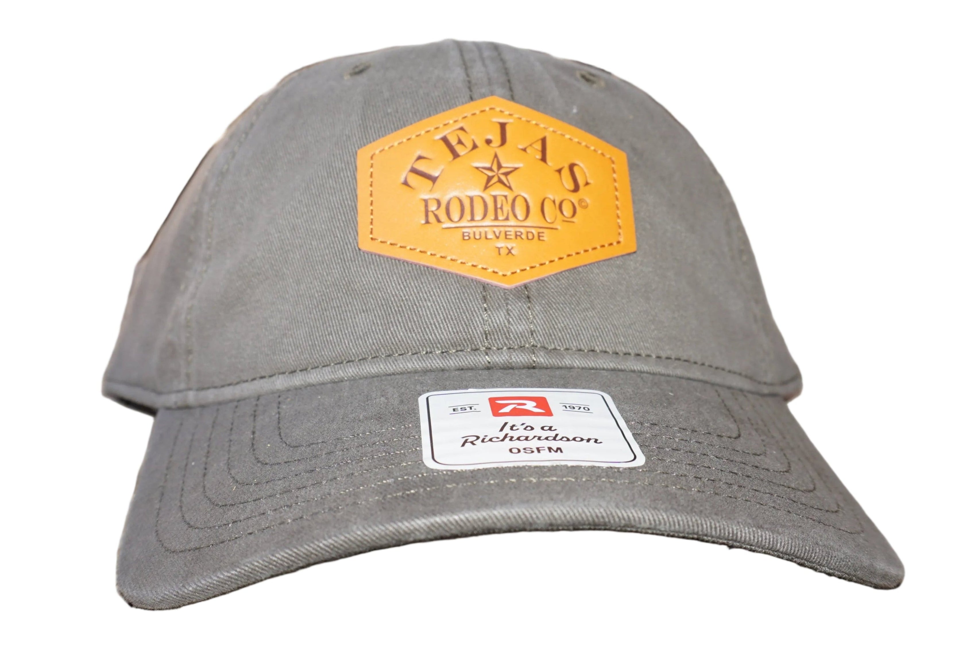 Tejas Rodeo Leather Patch Cap