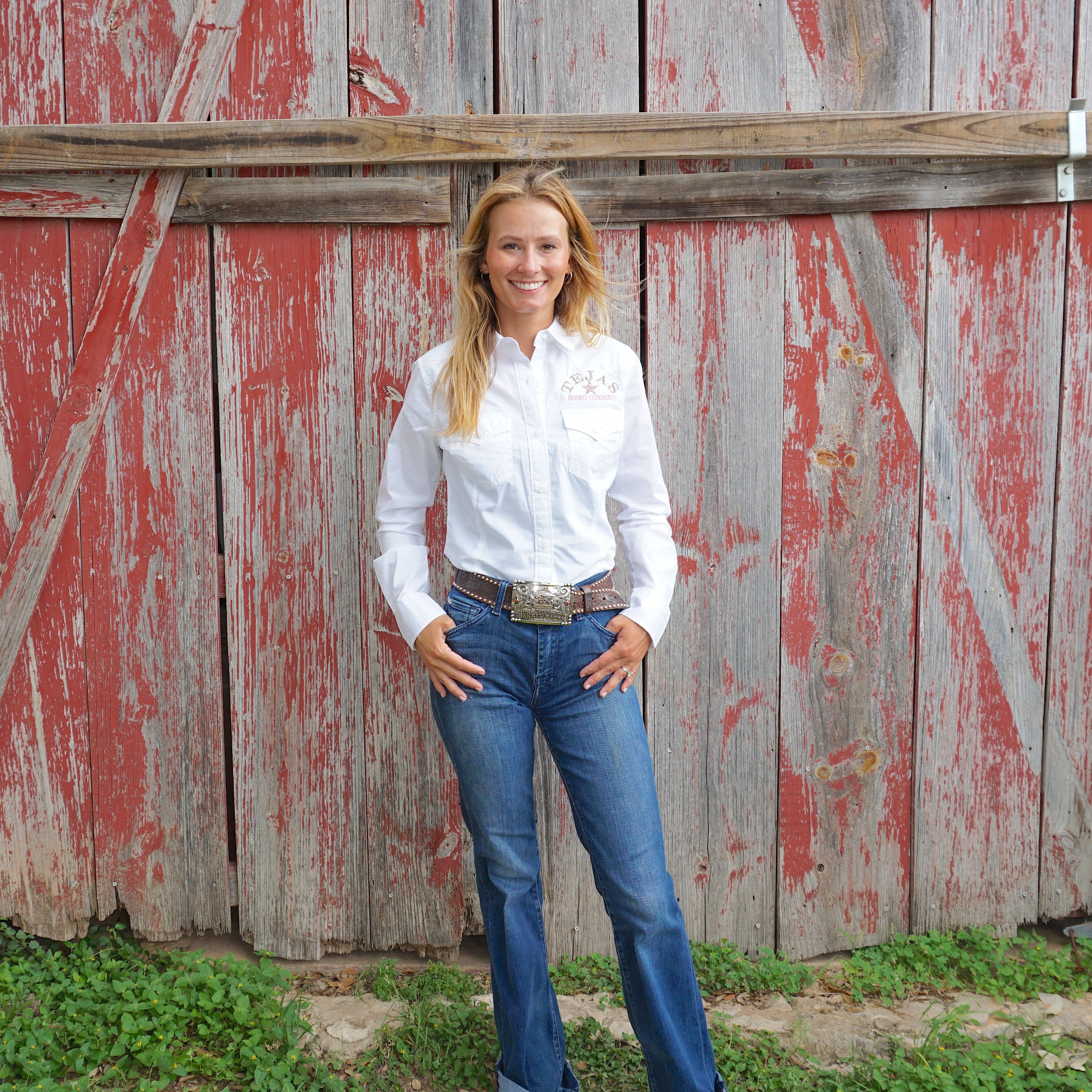 Women's Tejas Embroidered Wrangler Retro Long Sleeve Shirt