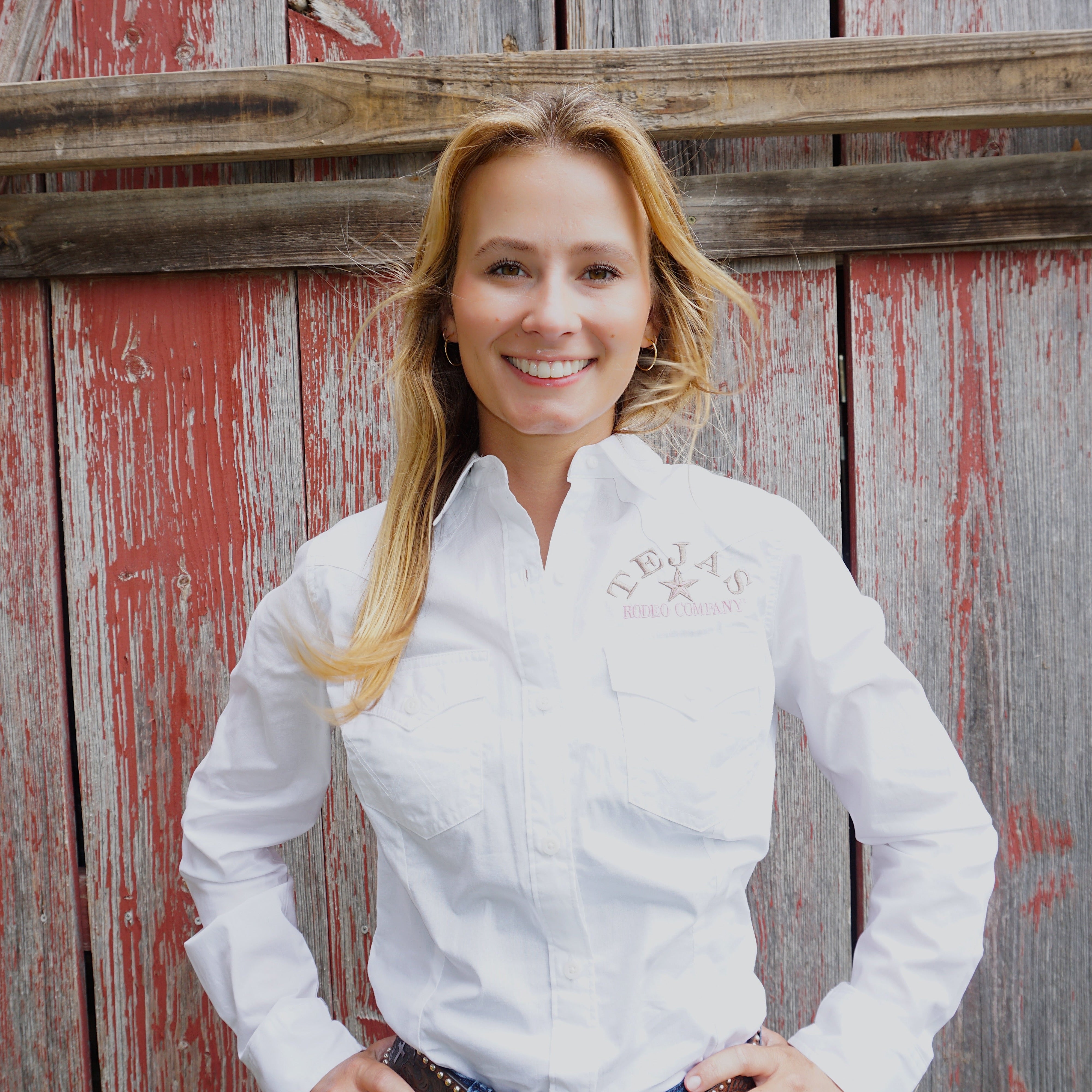 Women's Tejas Embroidered Wrangler Retro Long Sleeve Shirt