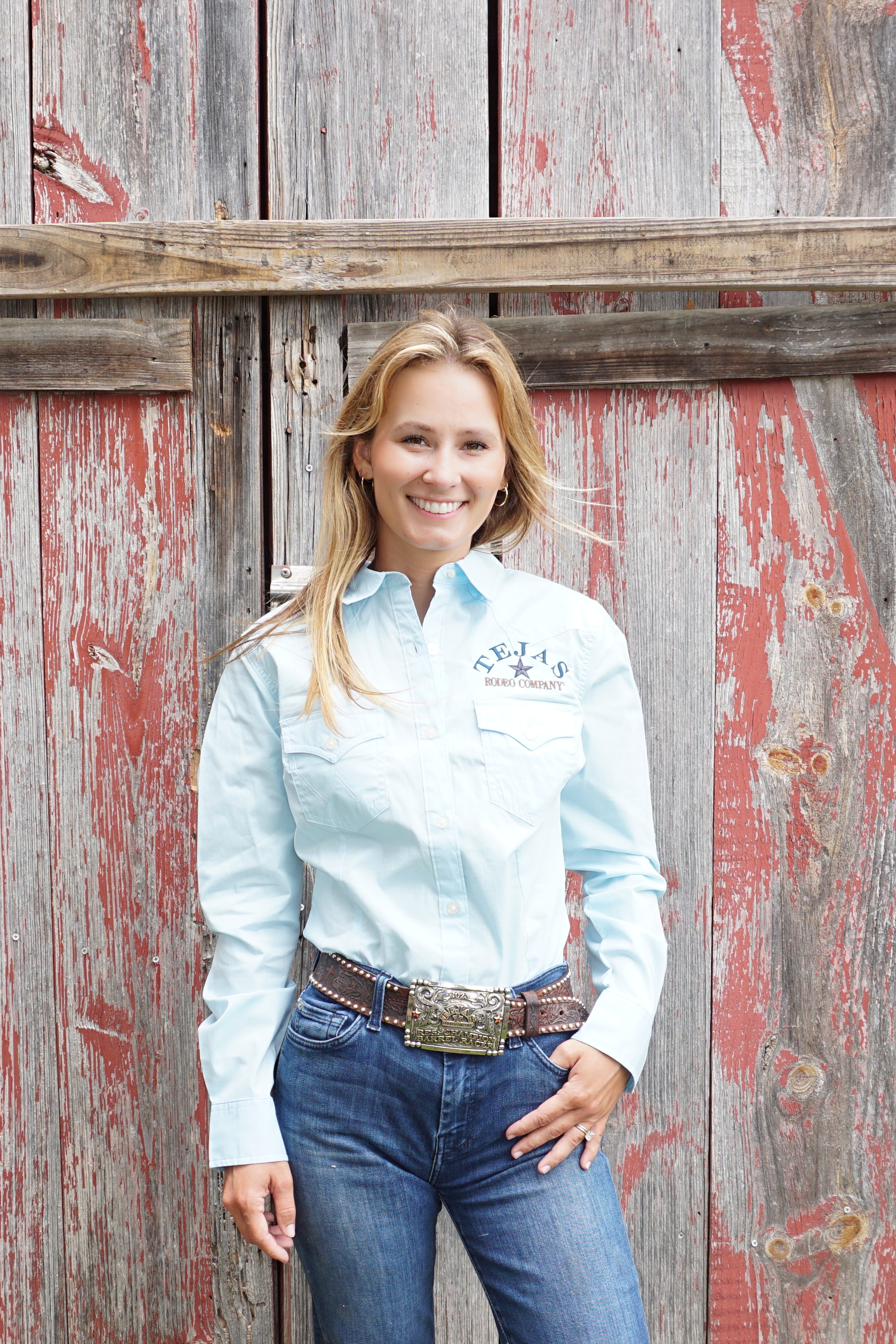 Women's Tejas Embroidered Wrangler Retro Long Sleeve Shirt