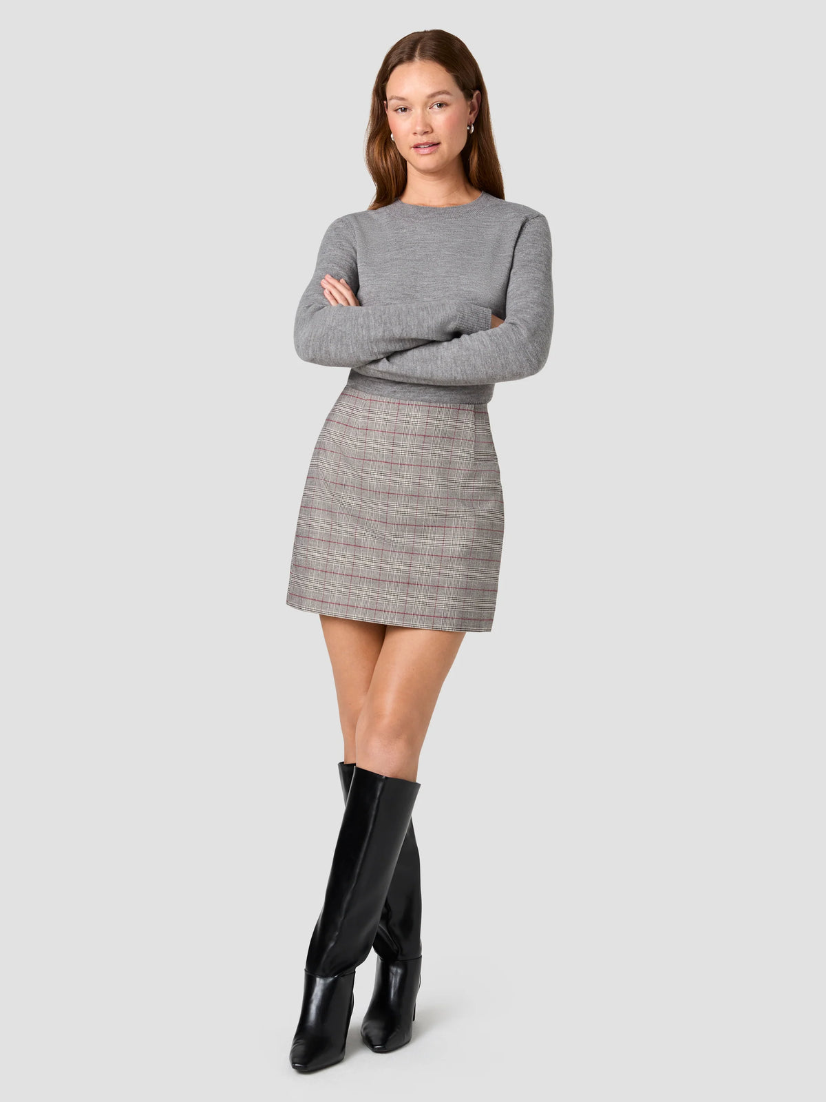 French Connection Leonie Tartan Plaid Mini Skirt