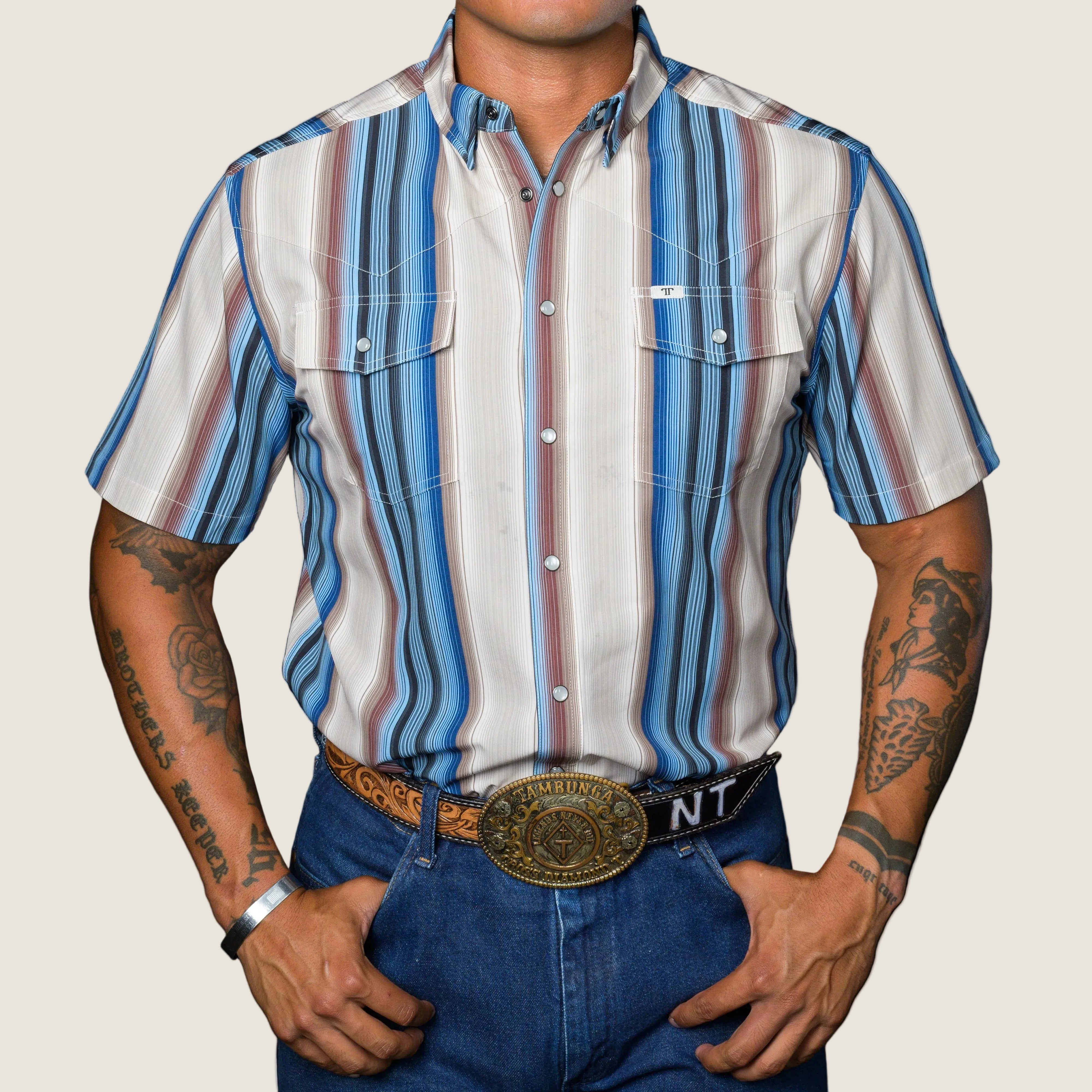 The Harrison Short Sleeve Snap Ferrell Shirts