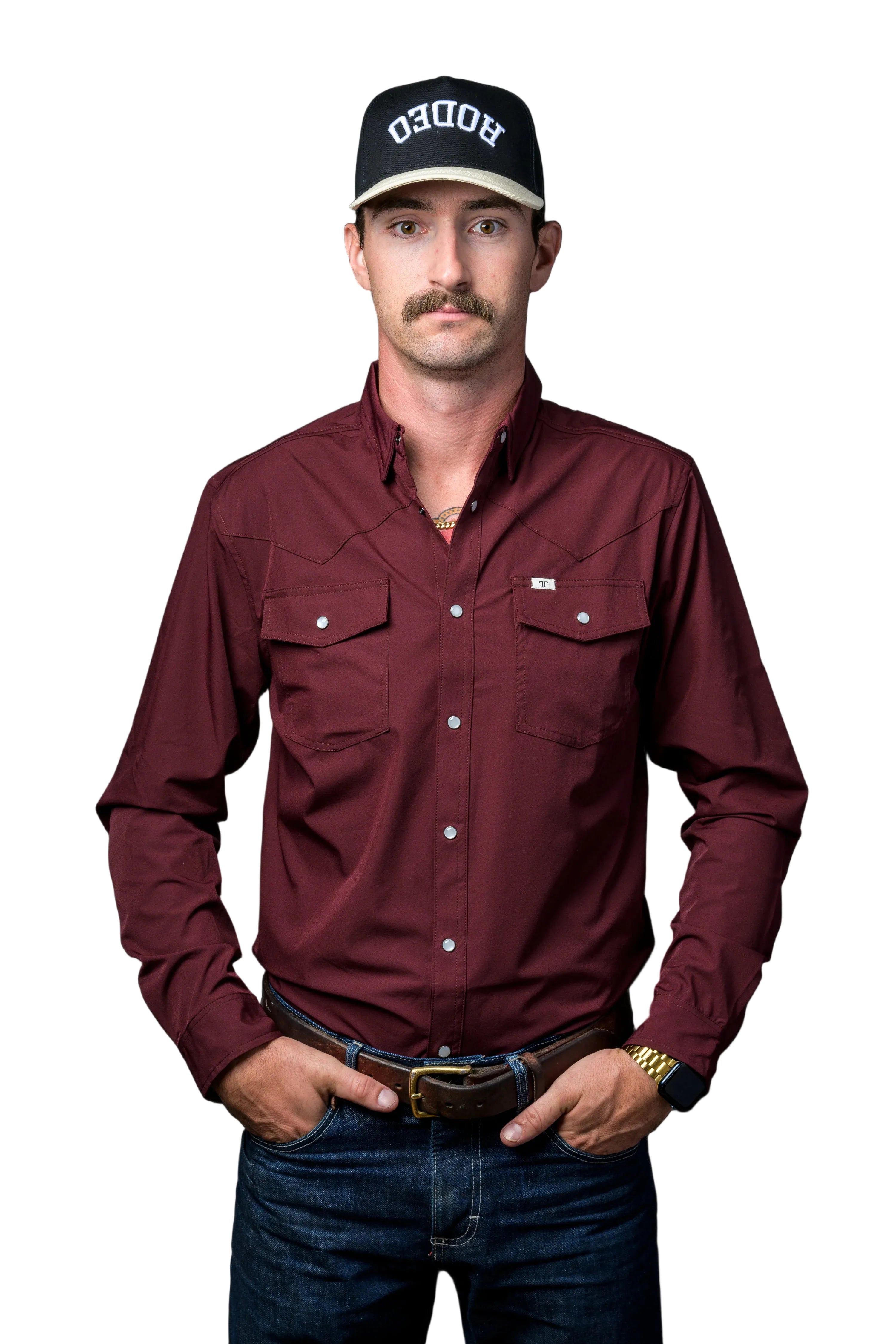 CORE - Men's Long Sleeve Pearl Snap Ferrell Shirts
