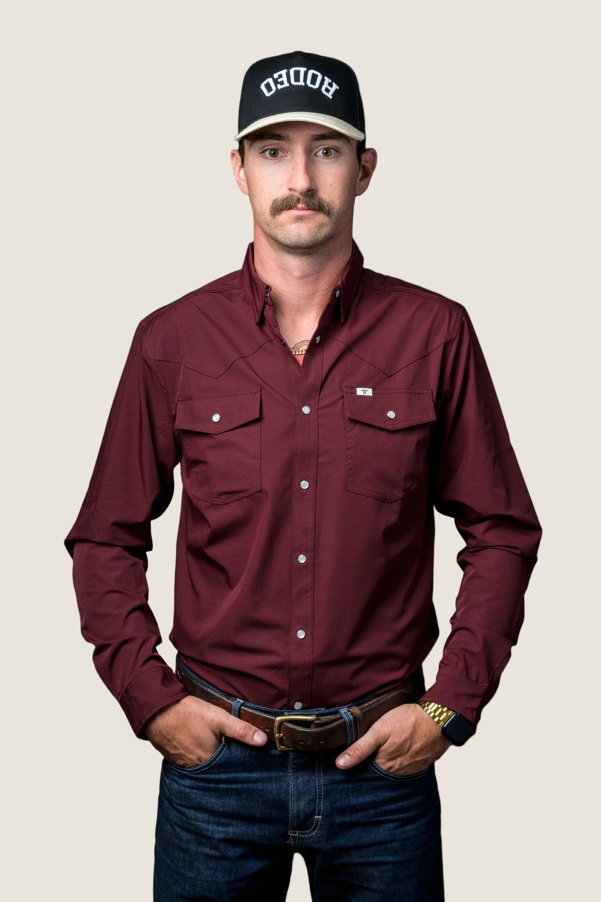 Ferrell CORE Men's Long Sleeve Pearl Snap Shirts