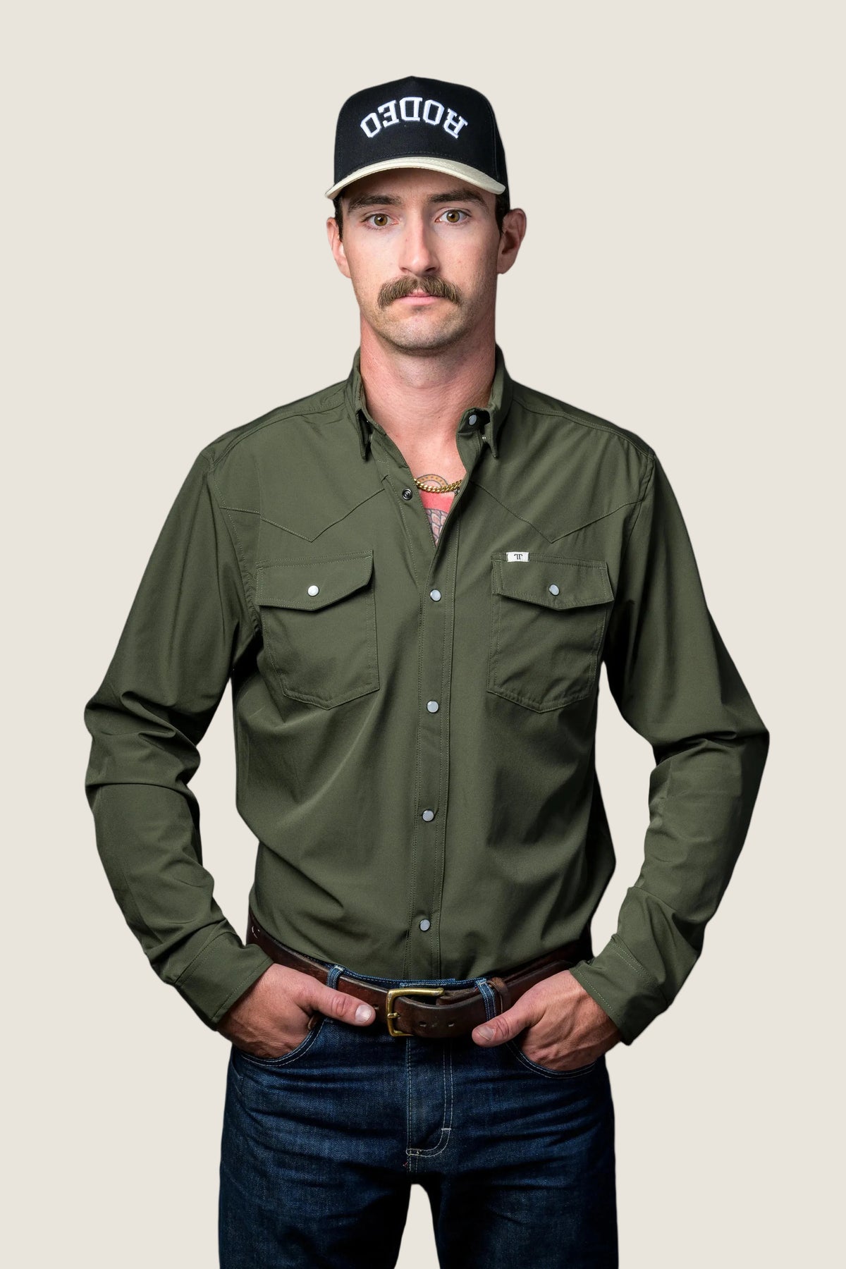Ferrell CORE Men's Long Sleeve Pearl Snap Shirts