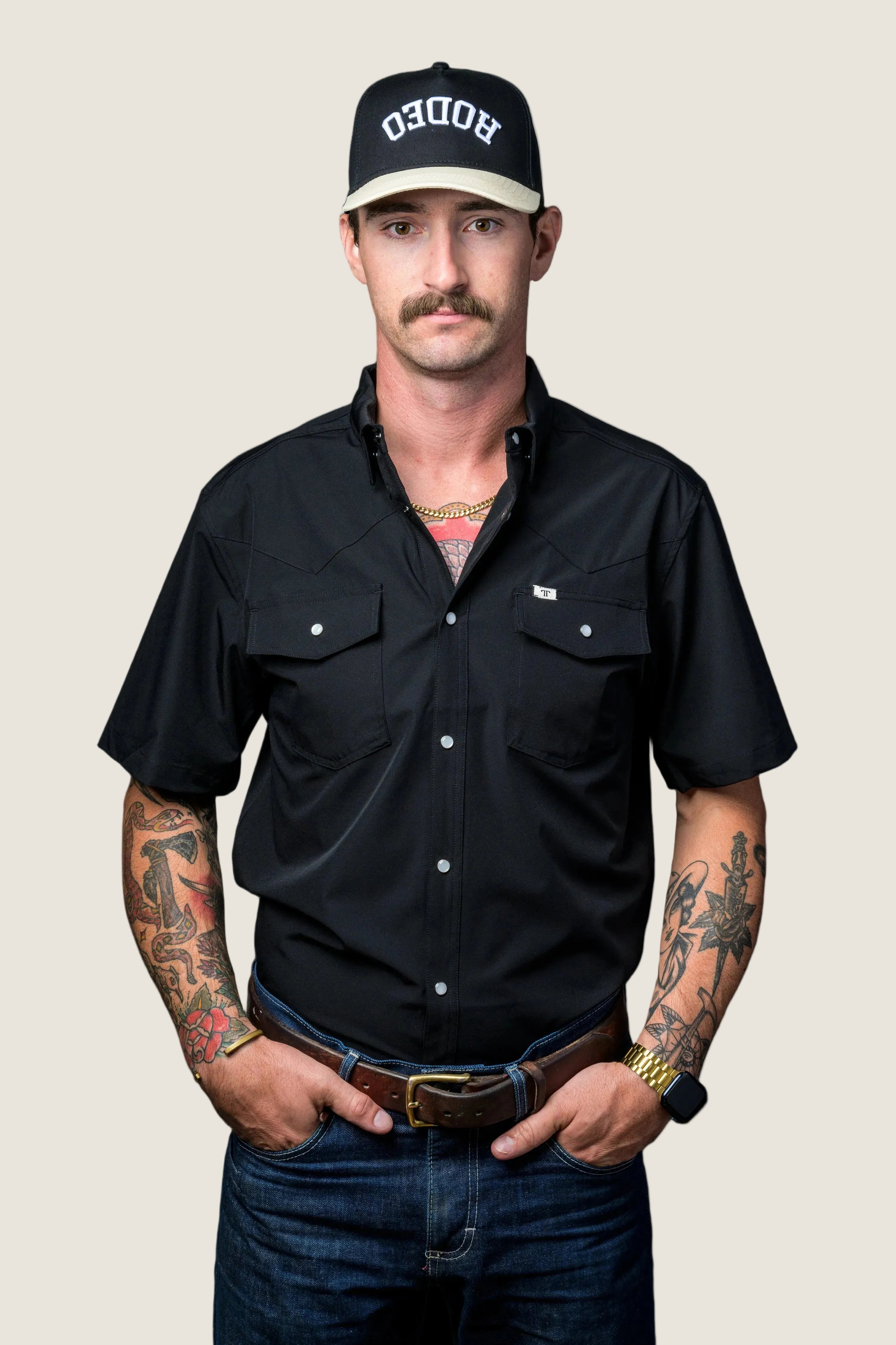 Core- Short Sleeve Pearl Snap Ferrell Shirts