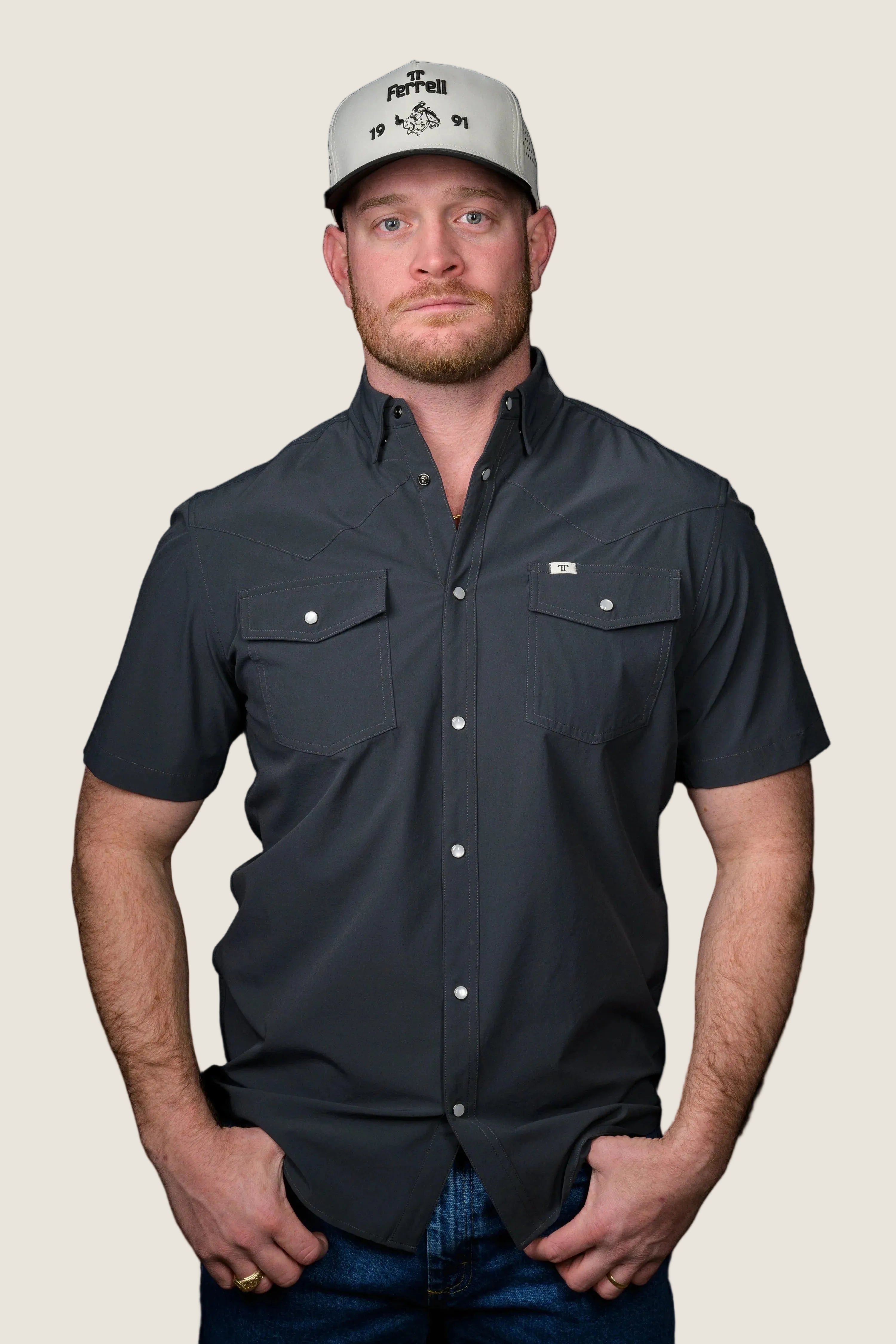 Core- Short Sleeve Pearl Snap Ferrell Shirts