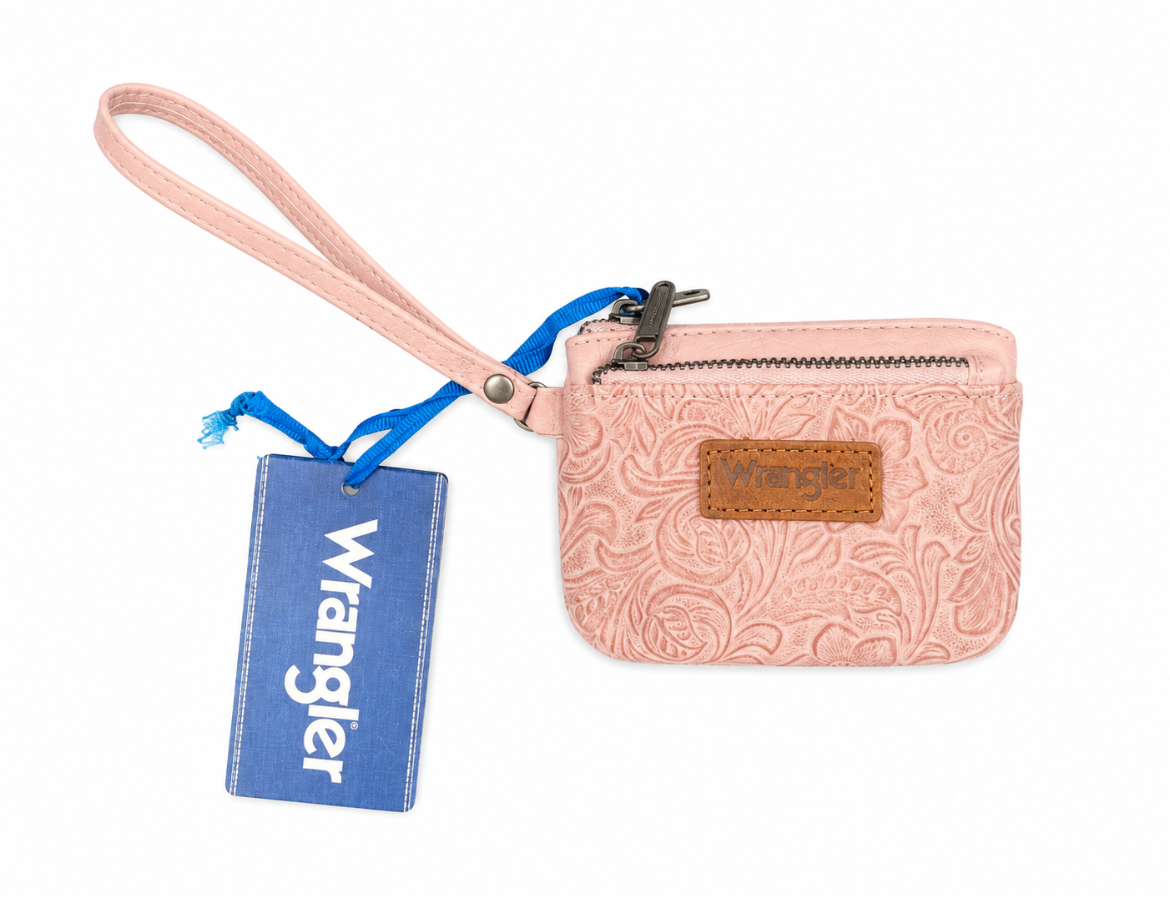 Wrangler Western Floral Tooled Wallet