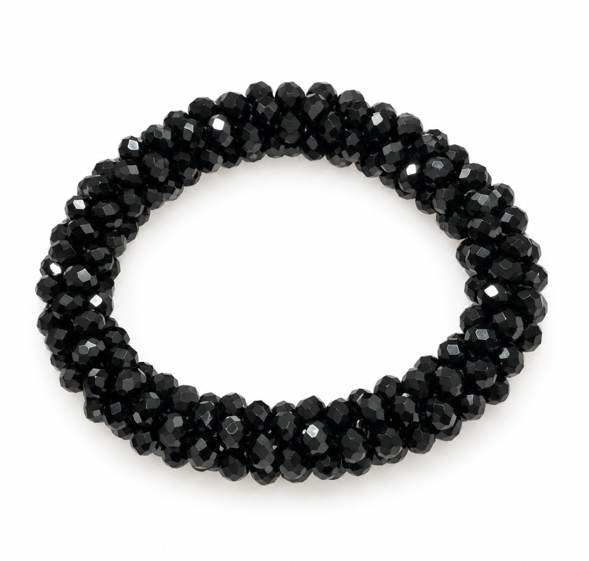 Woven Crystal Beaded Bracelet