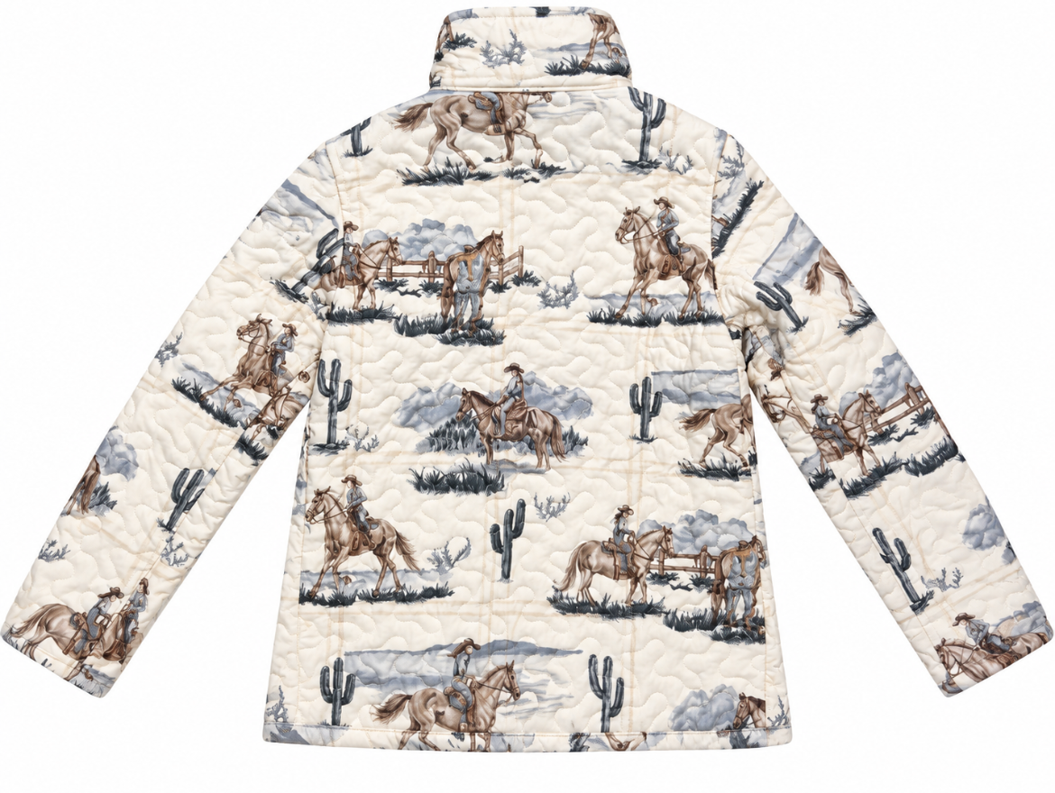 Ida Mae Home Desert Daughters Slate Linen Snap Jacket