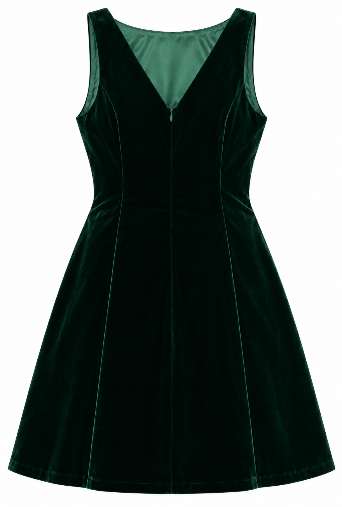 Sofie the Label Hunter Green Velvet Dress