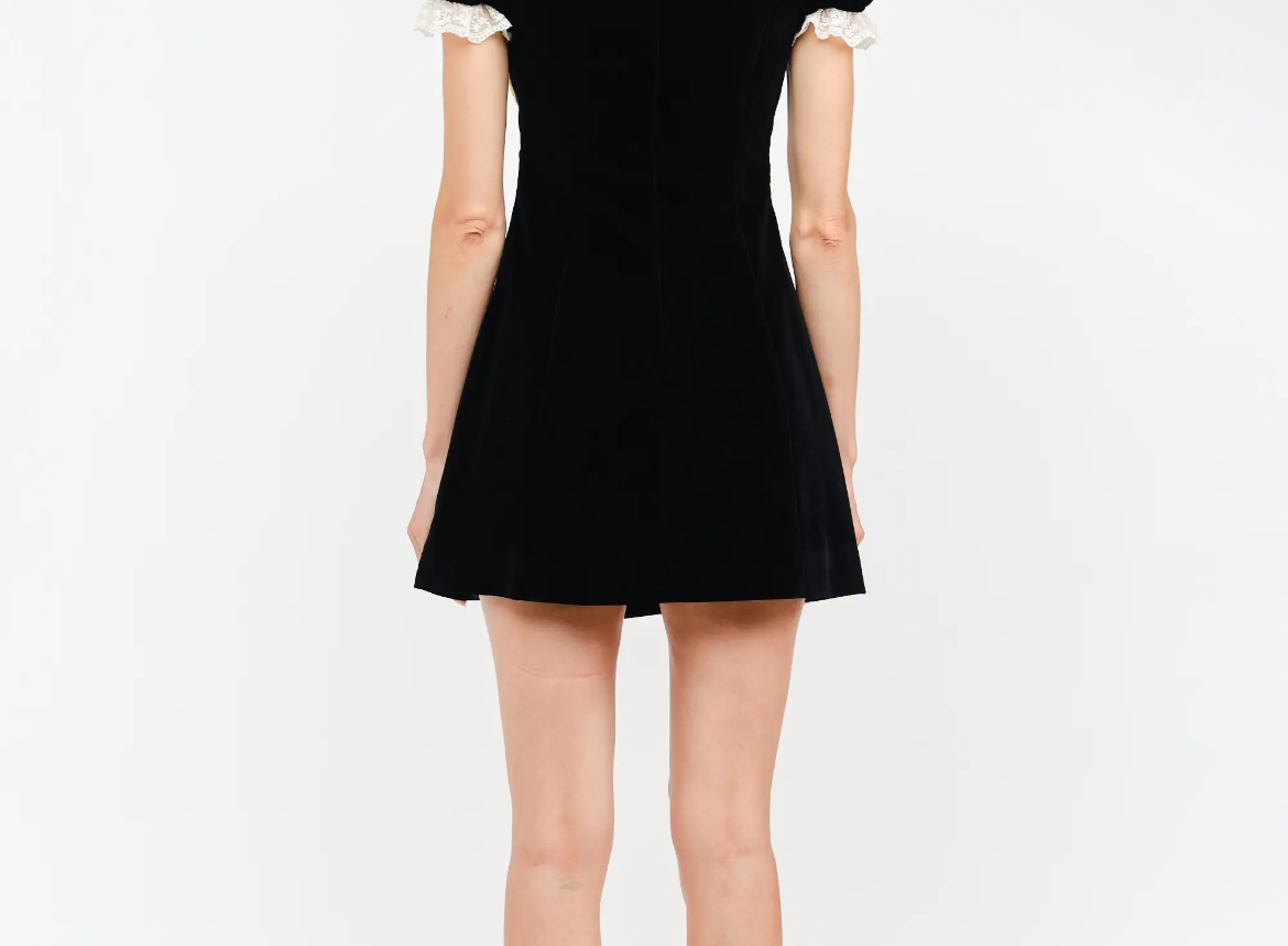 Sofie the Label Velvet Black Dress