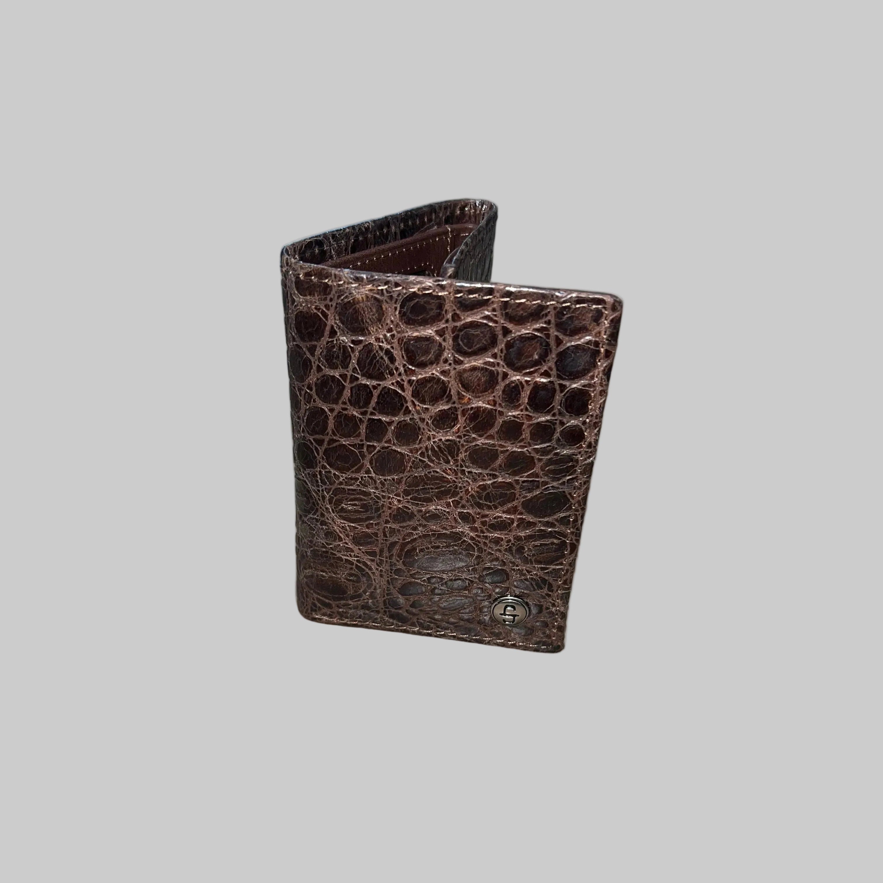 Men's Tri Fold Cognac Stetson Wallet