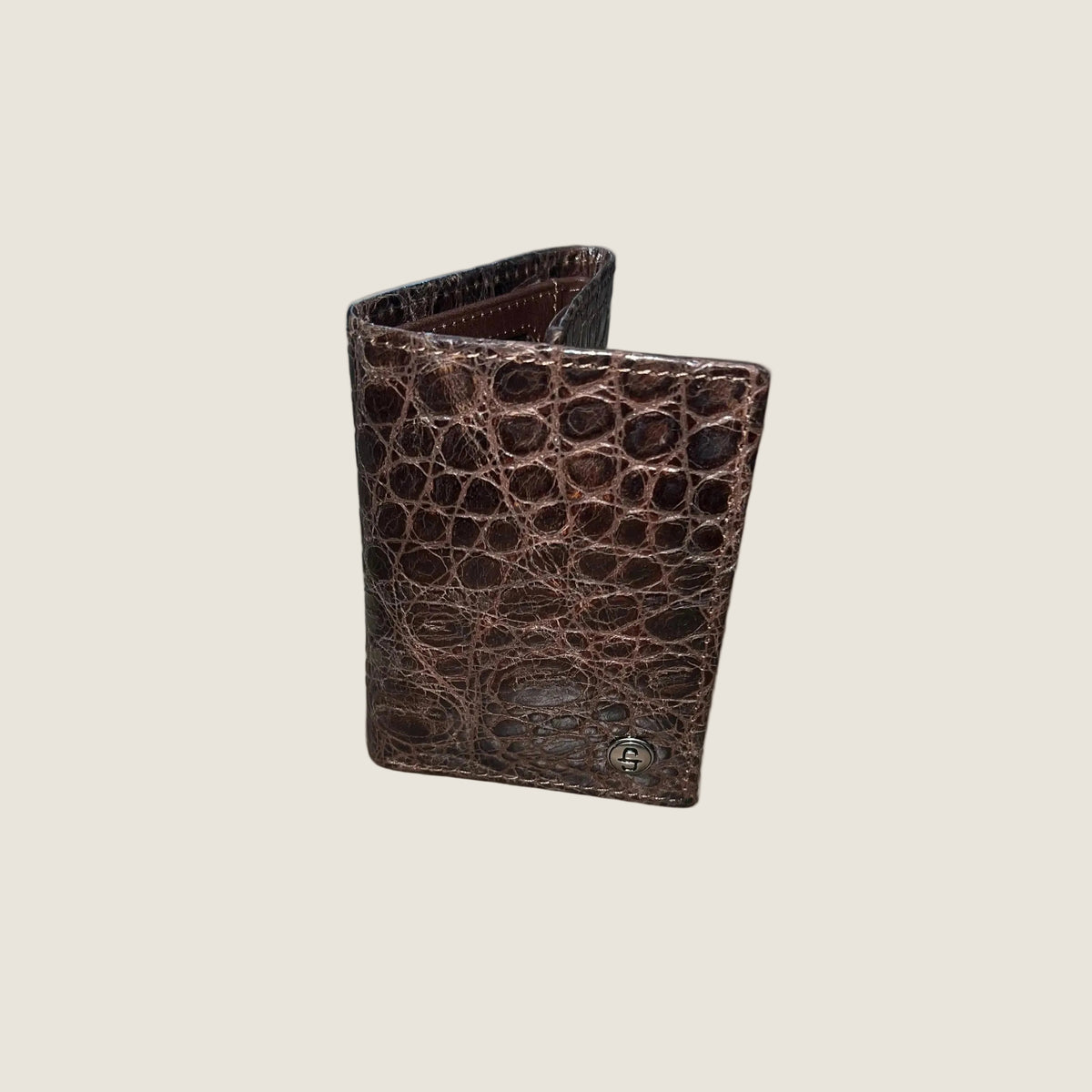 Stetson Men's Tri Fold Cognac Wallet
