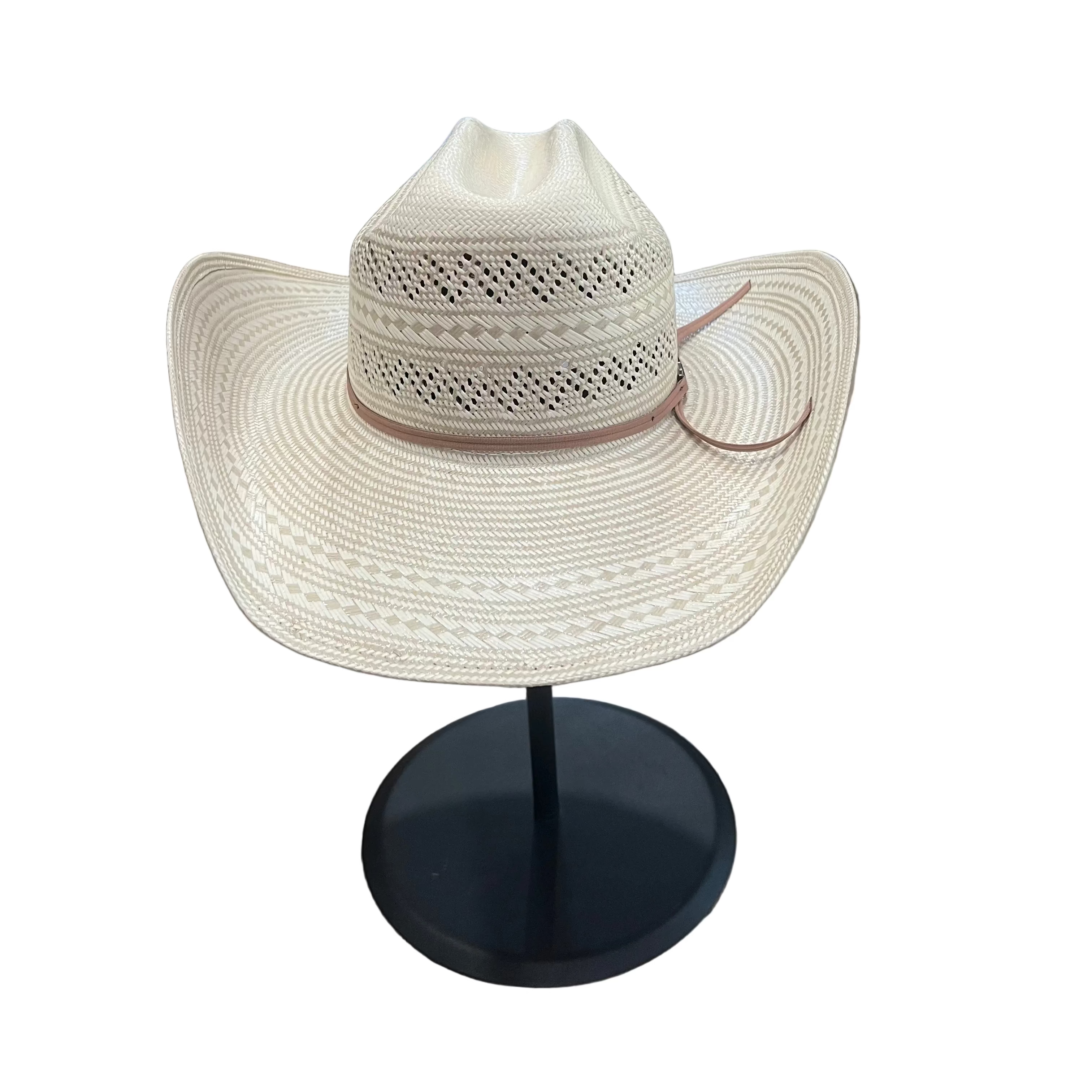 American Hat Company 6900 Two-Tone Rancher's Crease Straw Cowboy Hat
