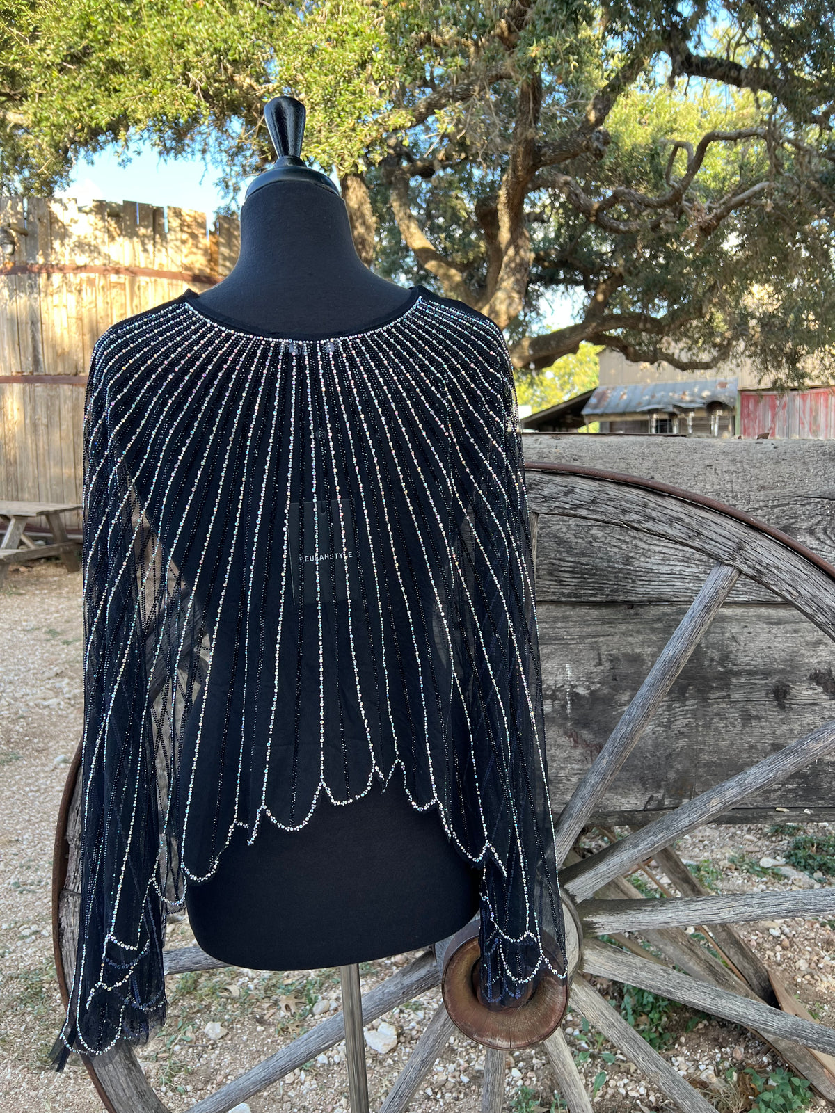 Beulah Style Black Cape